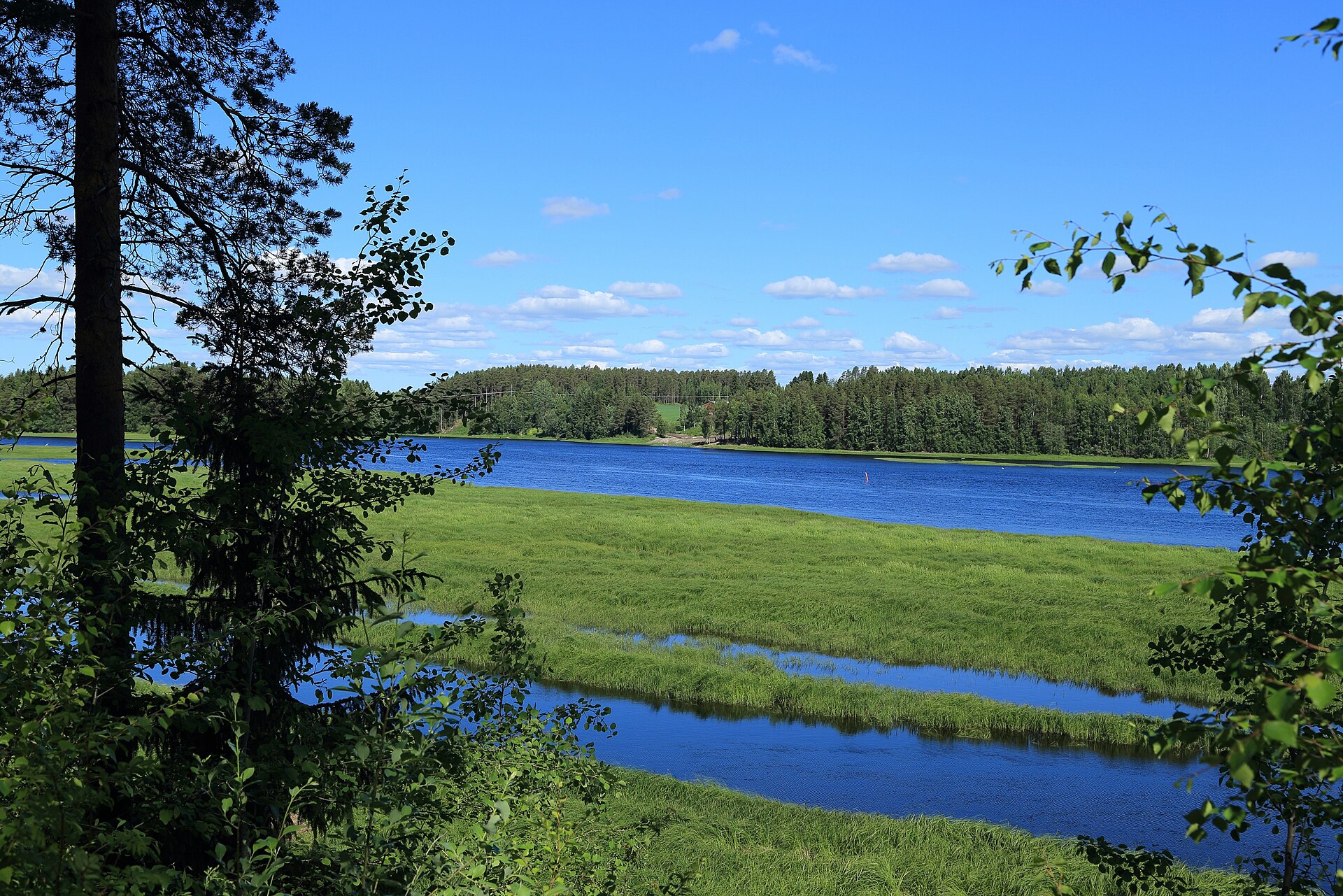 The Oulujoki river in Muhos, home to one of the planned sites