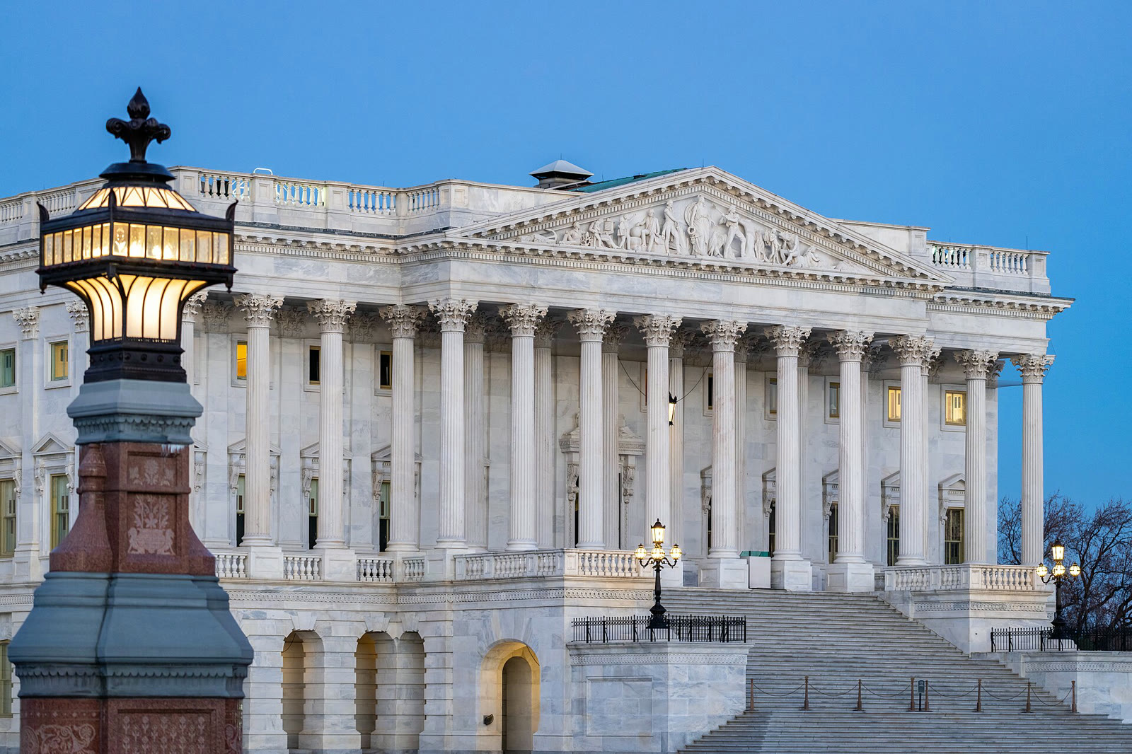 The Senate wing of the U.S. Capitol