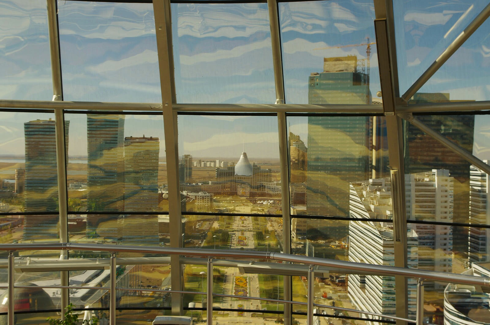 Astana seen from Bayterek Tower (archive)