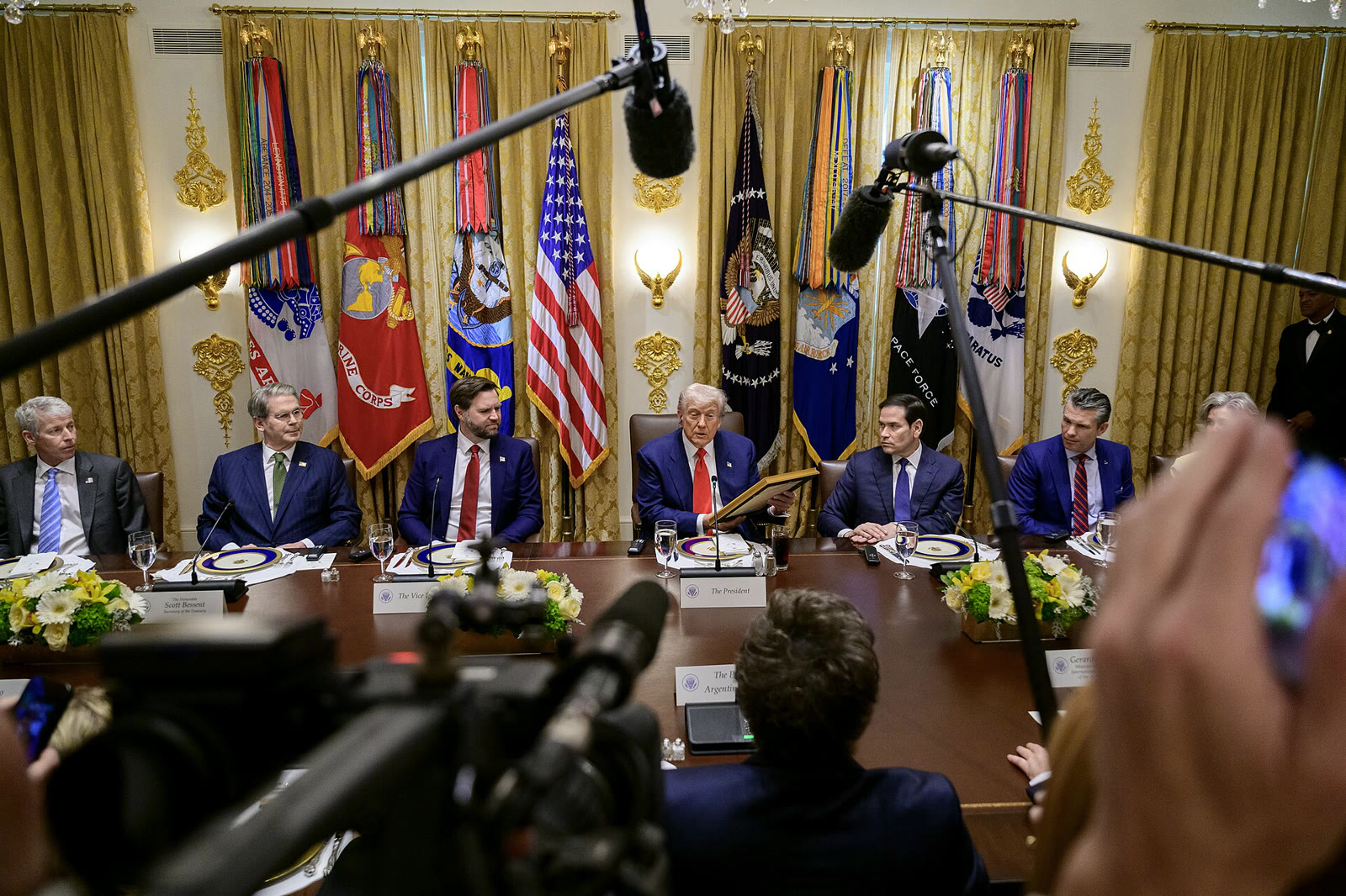 Argentine President Javier Milei and U.S. President Donald Trump at the White House (archive)