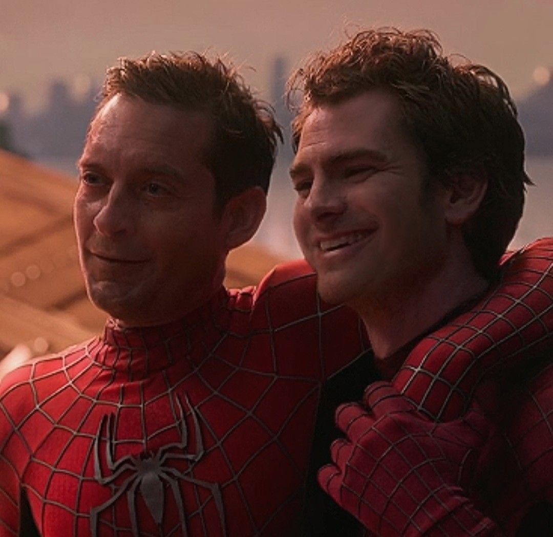 Tobey Maguire and Andrew Garfield in Spider-Man: No Way Home