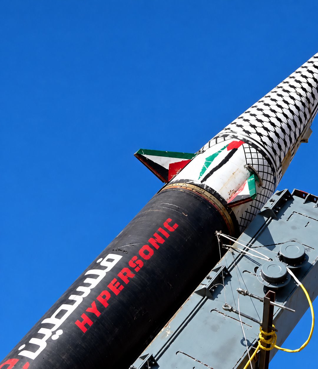 A missile the Houthis call “Palestine” (file photo)