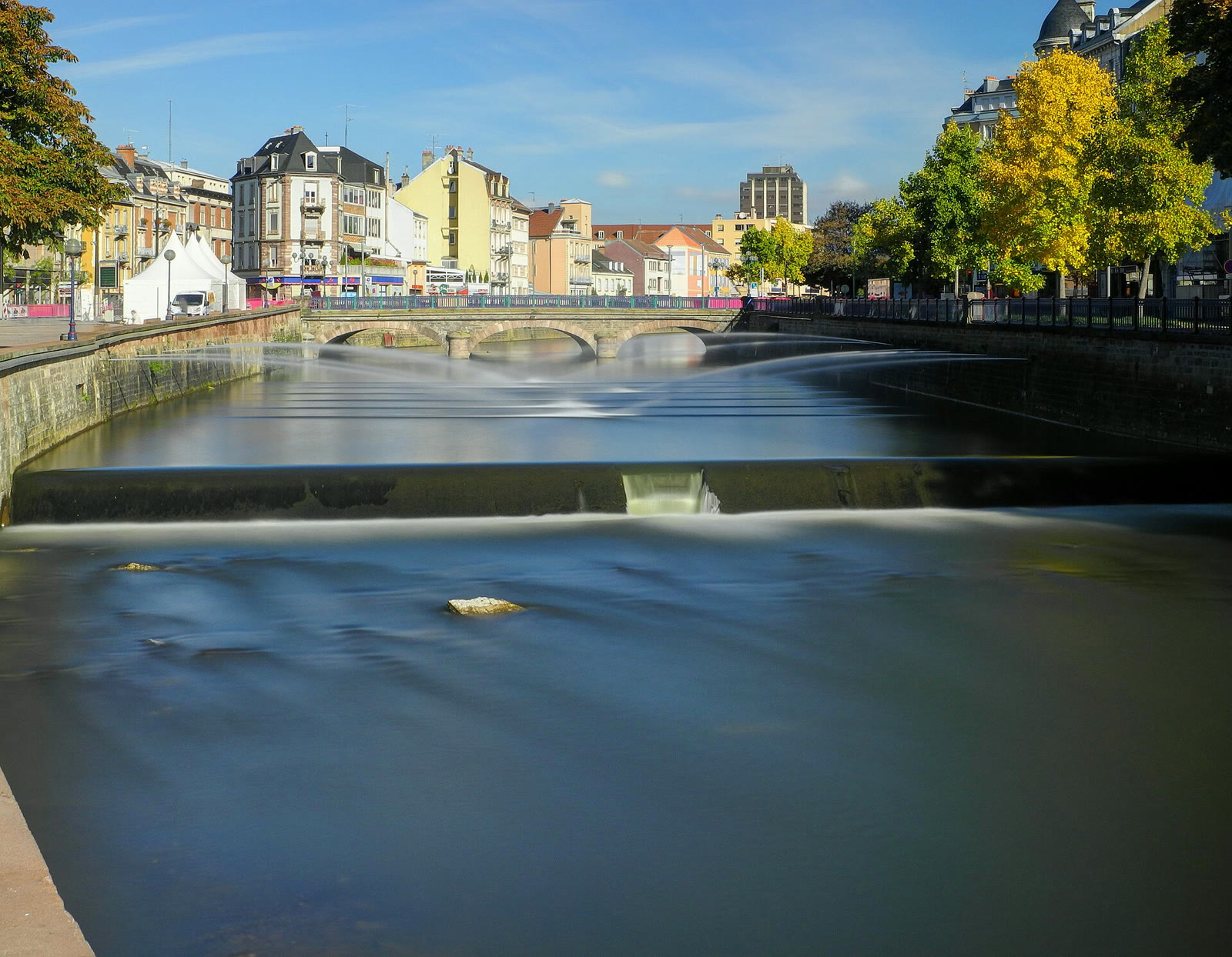 Belfort'taki Savoureuse Nehri (arşiv)
