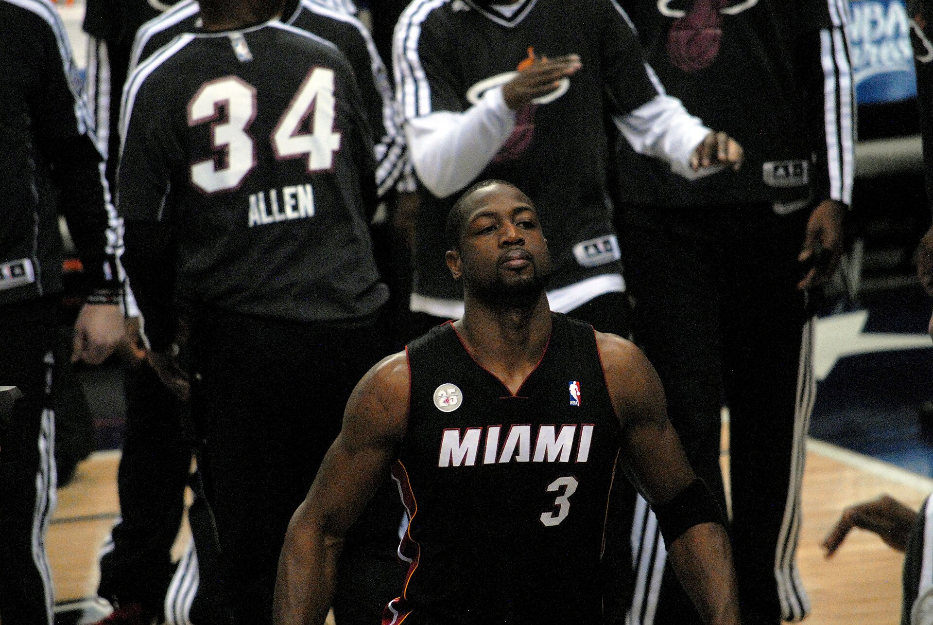 Dwyane Wade playing for the Miami Heat in December 2012