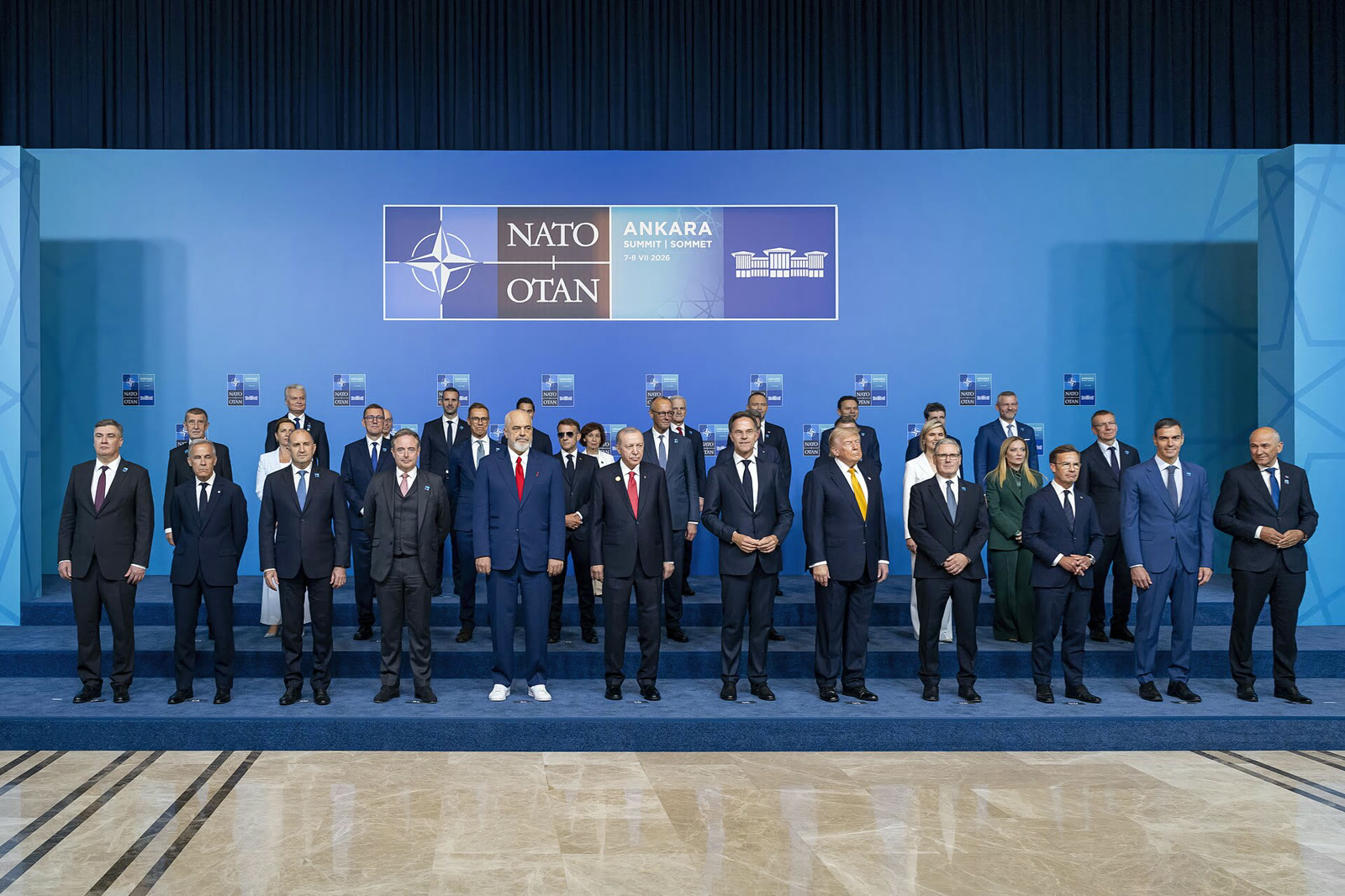 Family photo of the 2026 NATO Summit in Ankara
