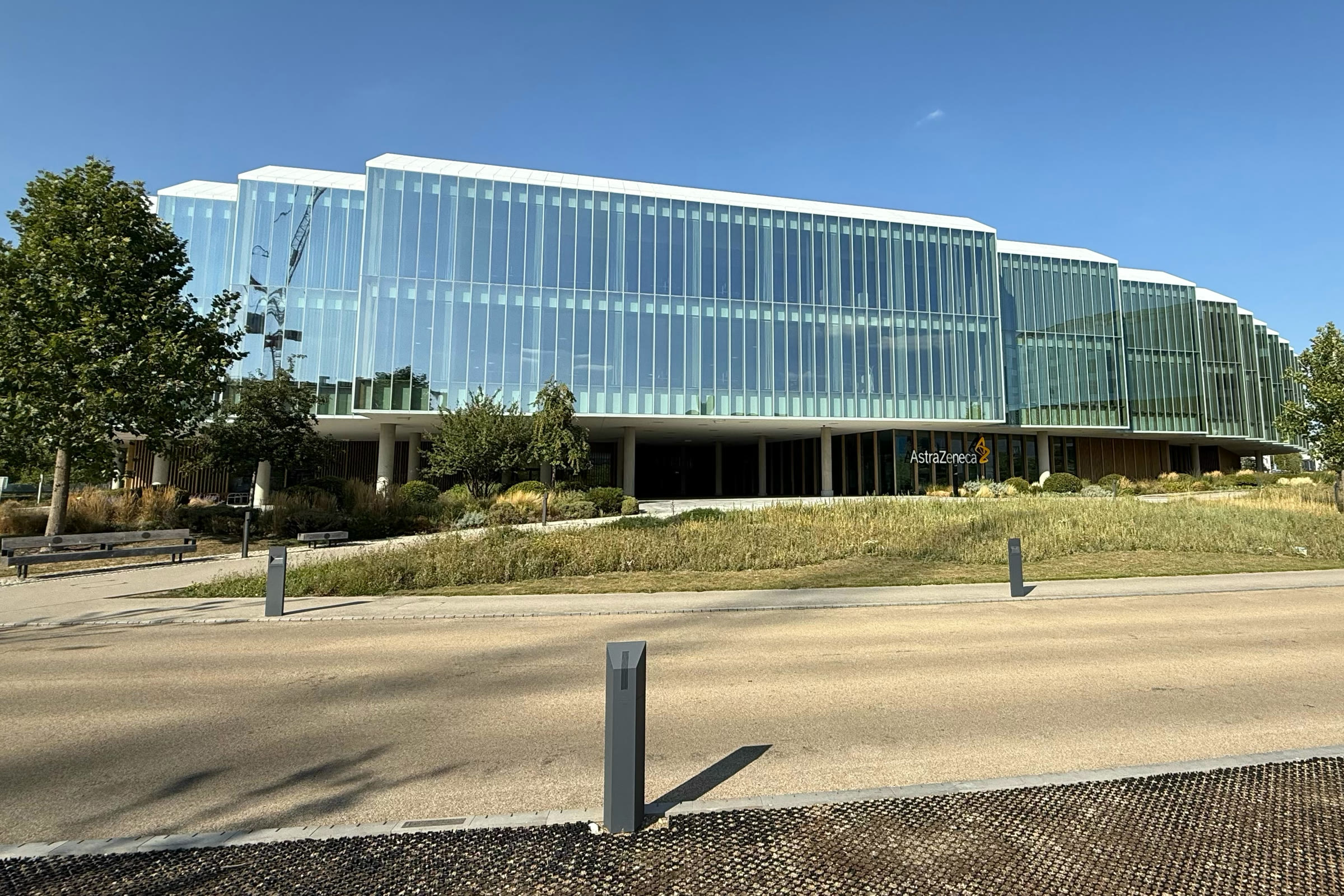 AstraZeneca's headquarters in Cambridge, England (file photo)