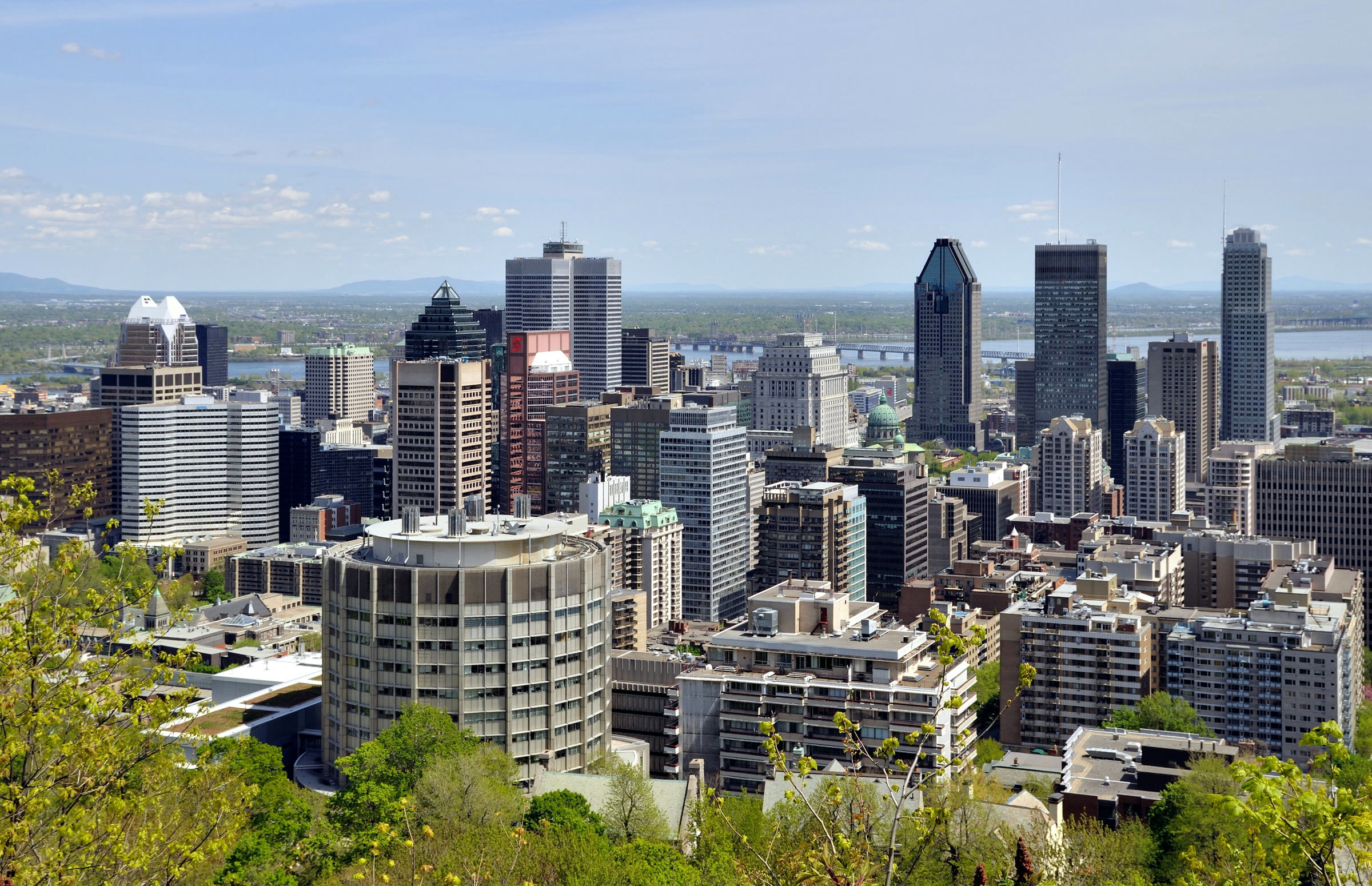 The Montreal skyline