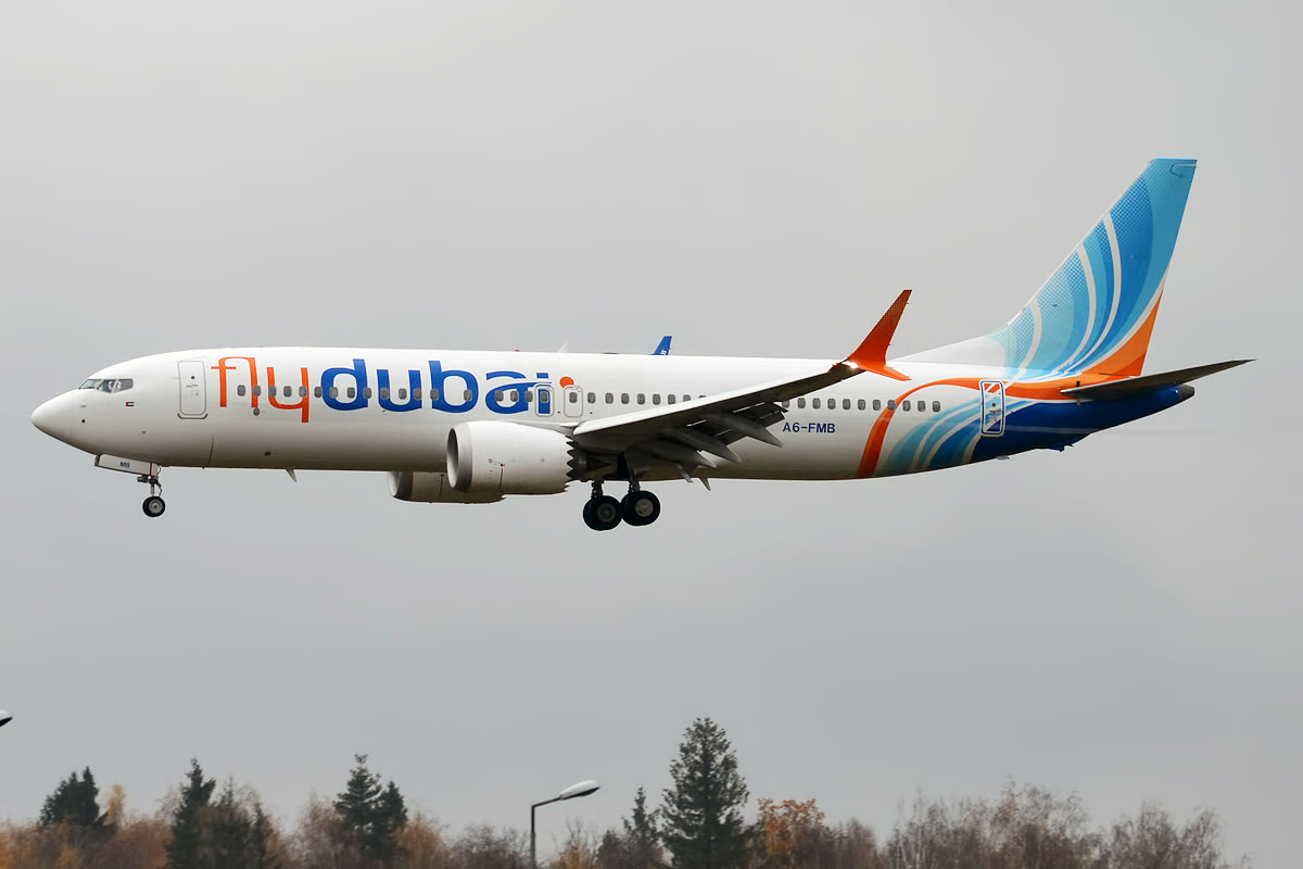 A flydubai Boeing 737-8 MAX (file)