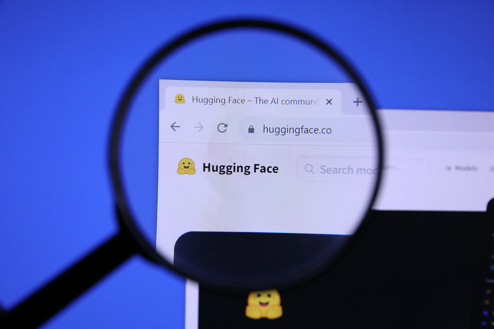 The Hugging Face platform’s website (archive)