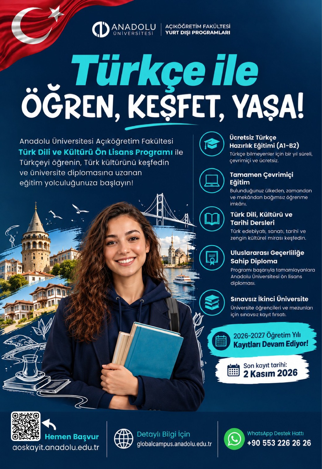 The program’s Turkish-language poster