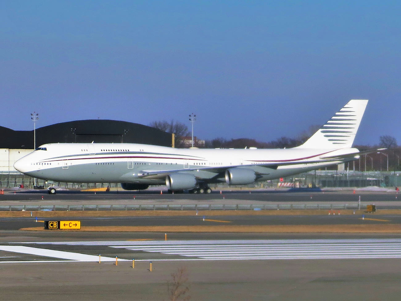 A Boeing 747-8 from the Qatari Emiri fleet (archive)