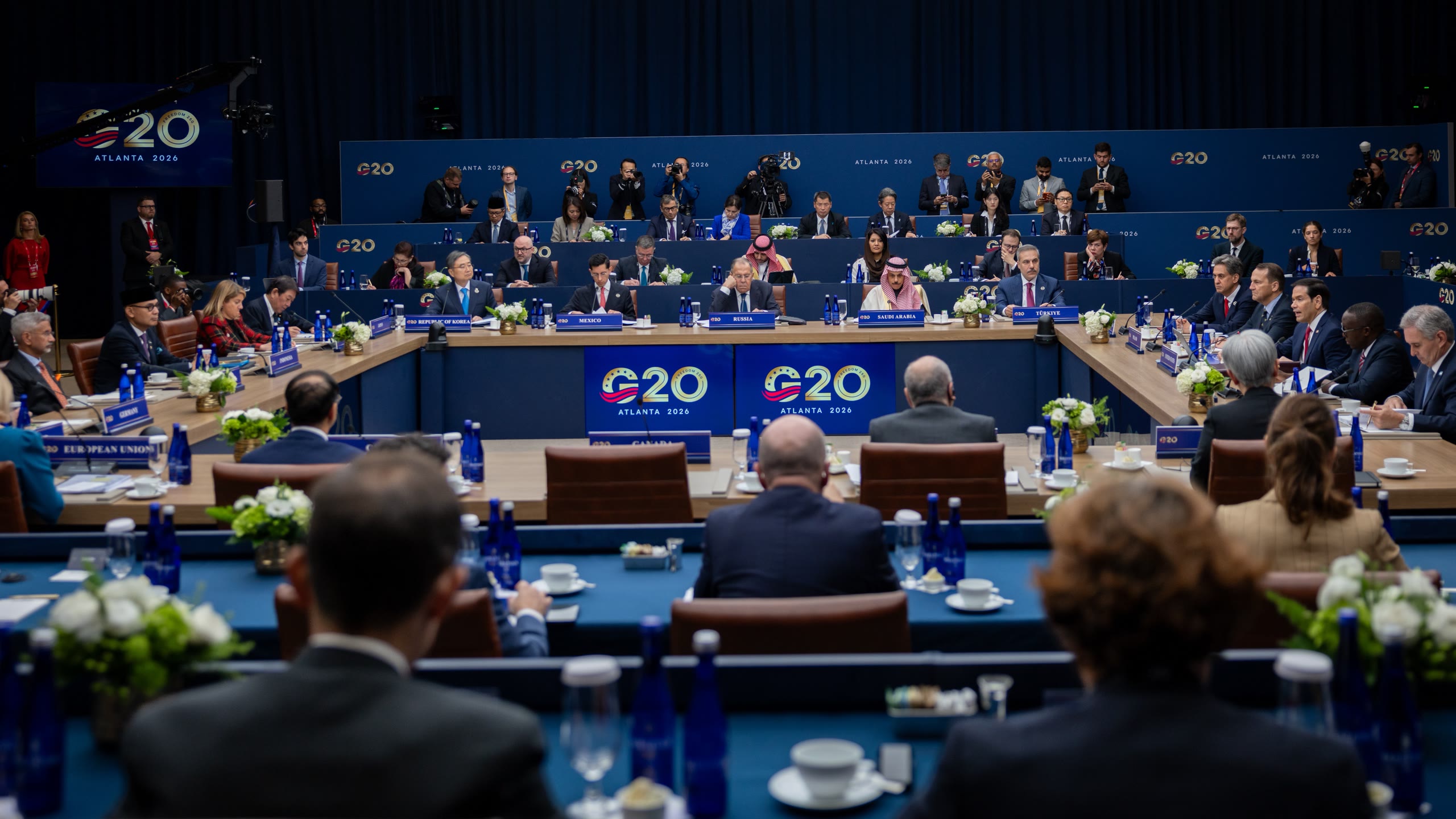 Министры иностранных дел стран G20 встречаются в Атланте, штат Джорджия