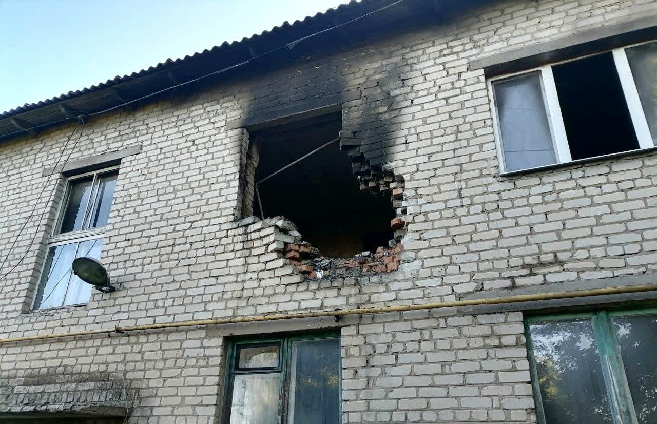 A damaged apartment building in the Donetsk region (archive, 2022)