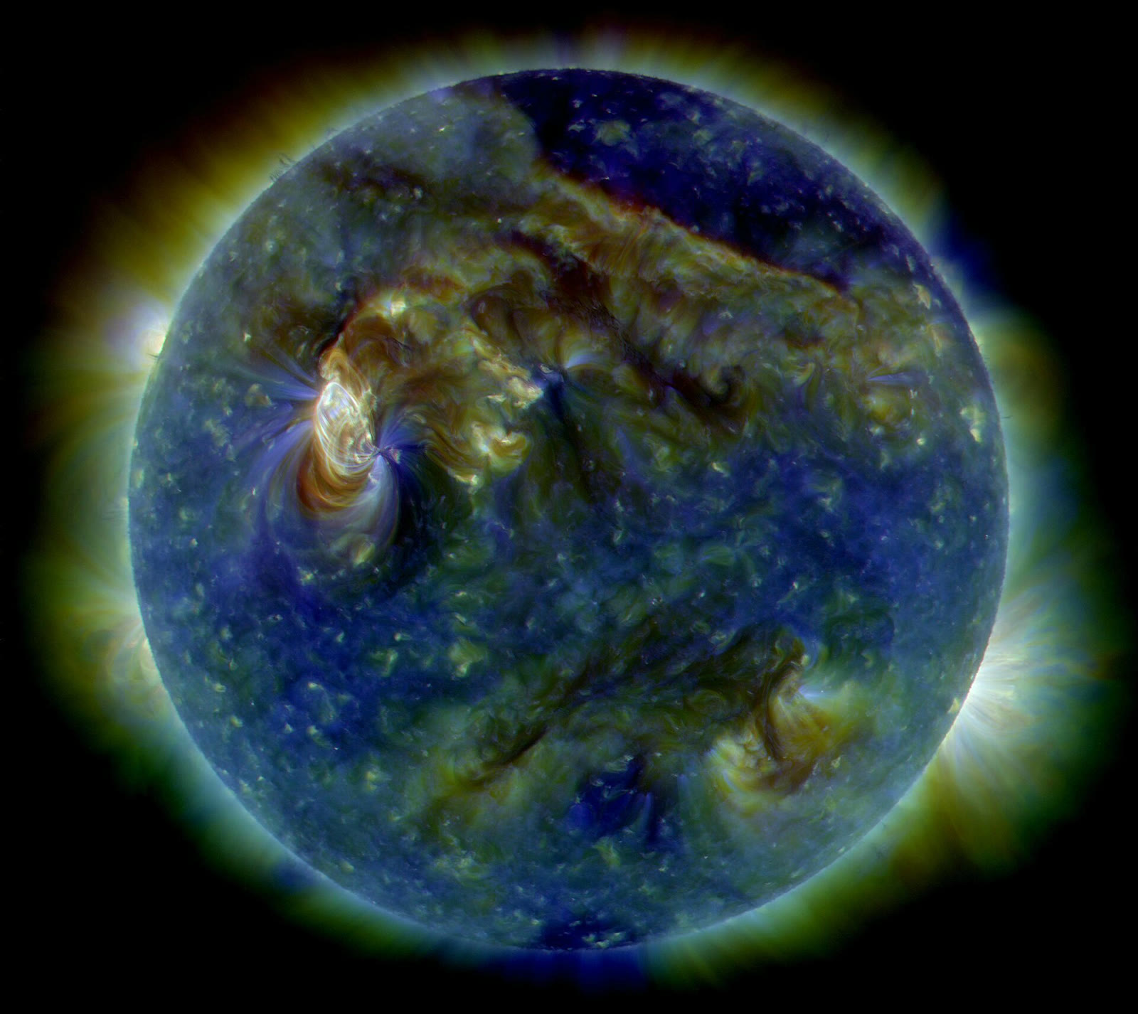 The Sun as seen by NASA’s Solar Dynamics Observatory (archive)