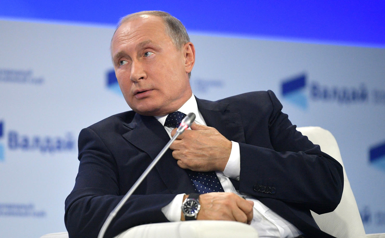 Putin at a Valdai Club meeting (archive)