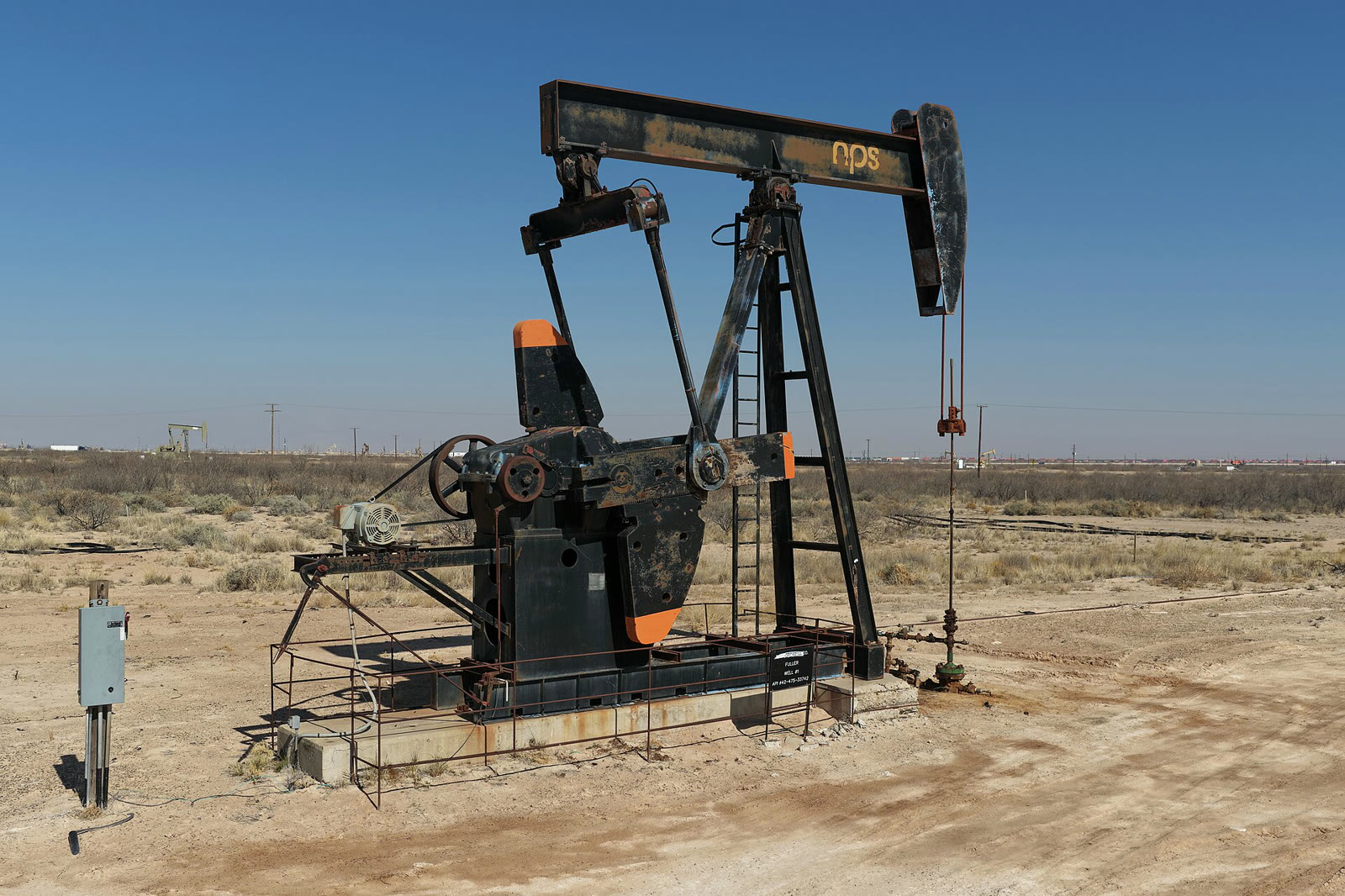 An oil pump in the Permian Basin (archive)