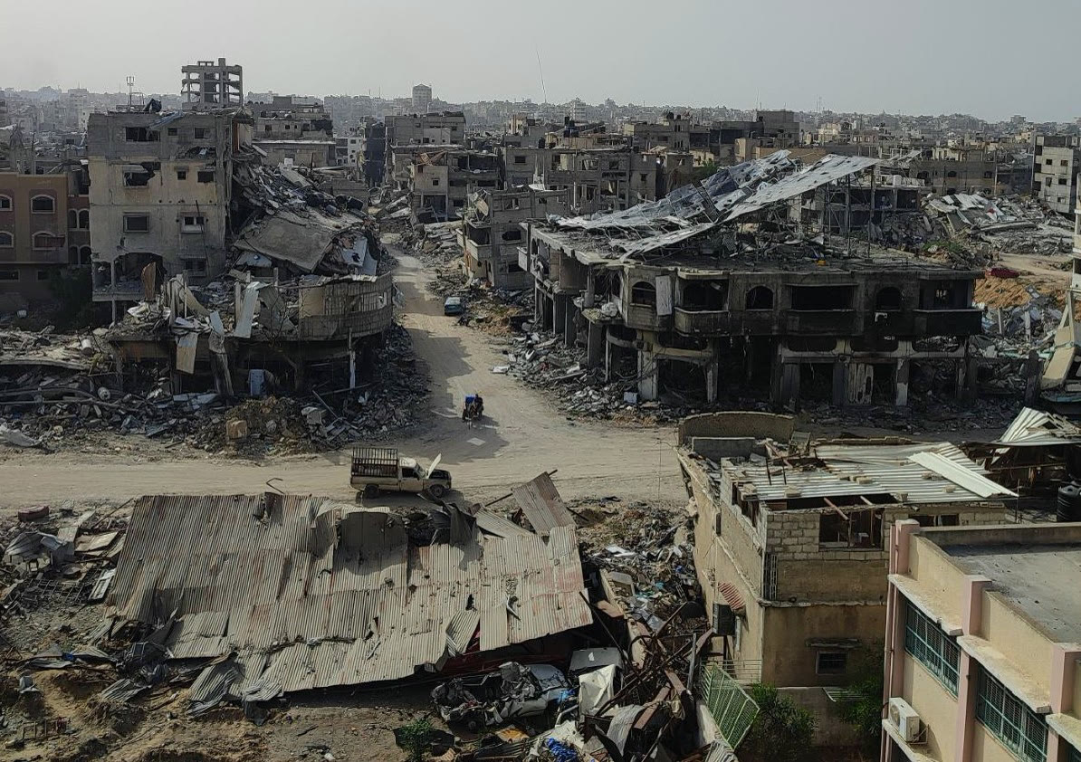Destruction on al-Seqaly Street in Khan Yunis (June 2024)
