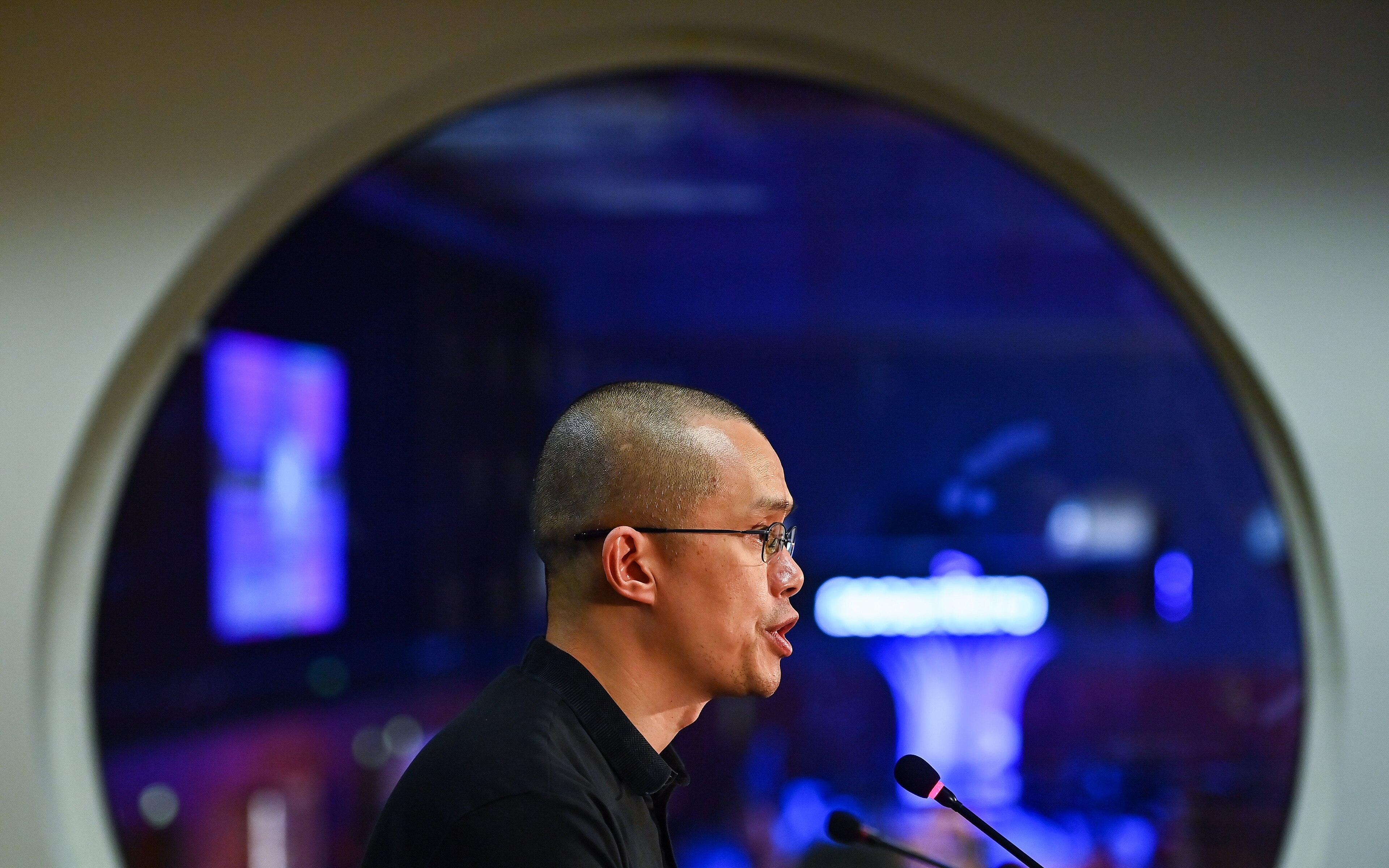 Binance founder Changpeng Zhao (file photo)