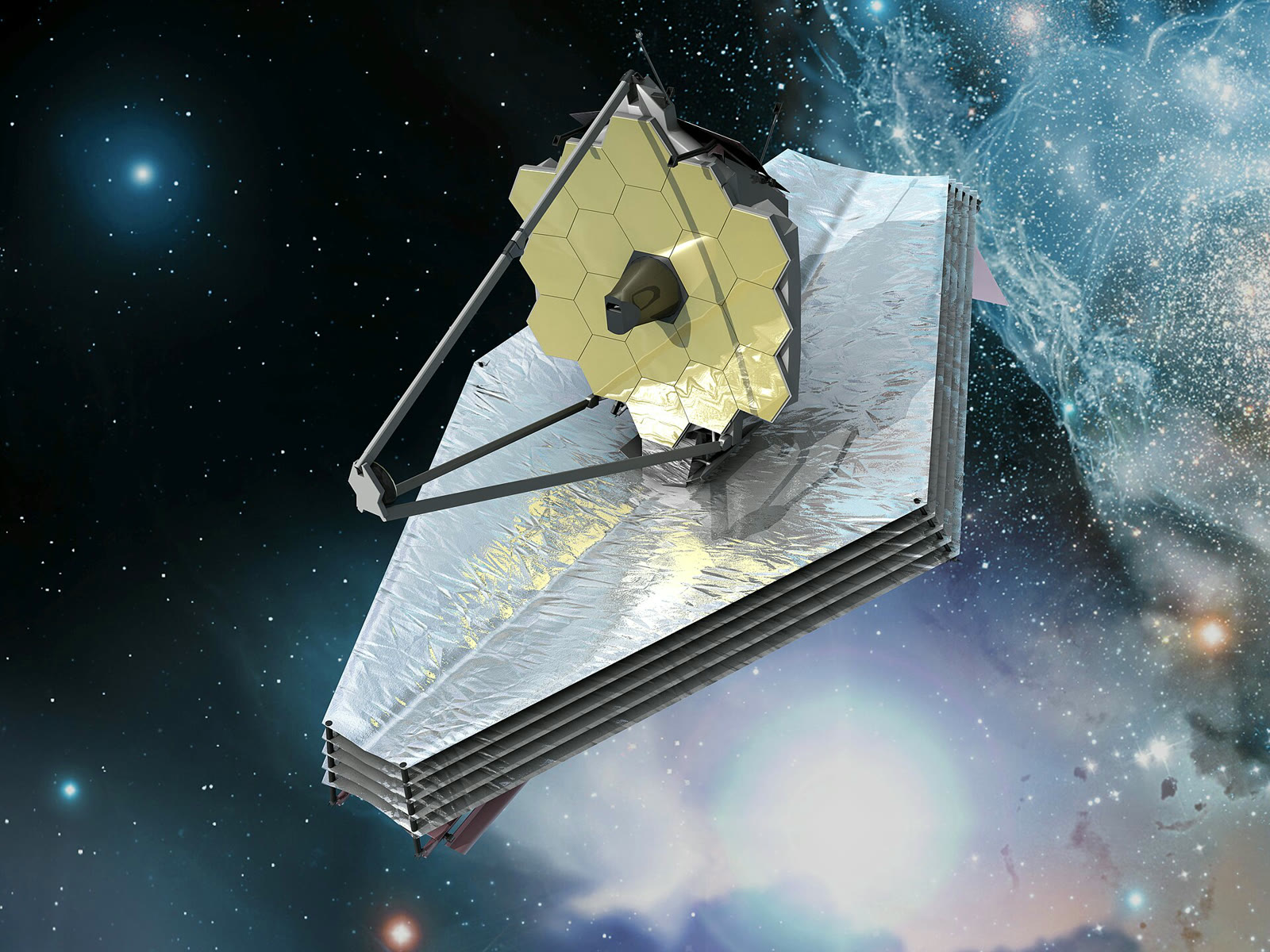 The James Webb Space Telescope (illustration)