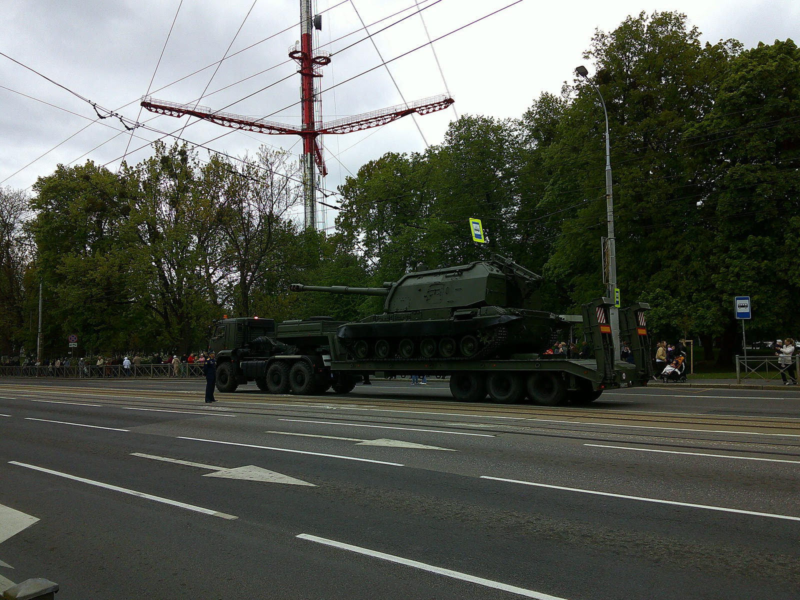 A scene from the parade in Kaliningrad (file, 2025)