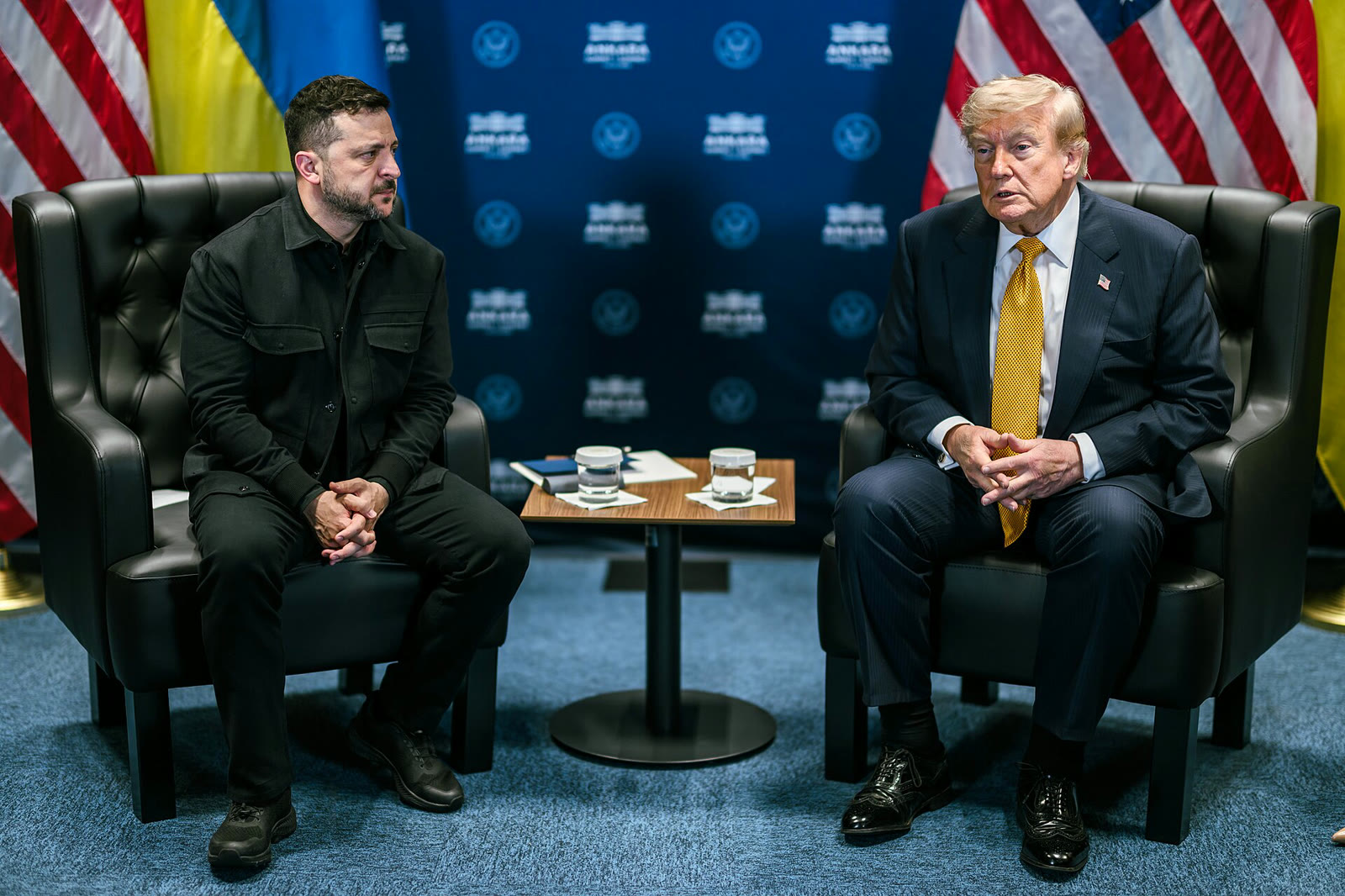 Trump and Zelenskyy at the NATO summit in Ankara in July 2026 (file photo)
