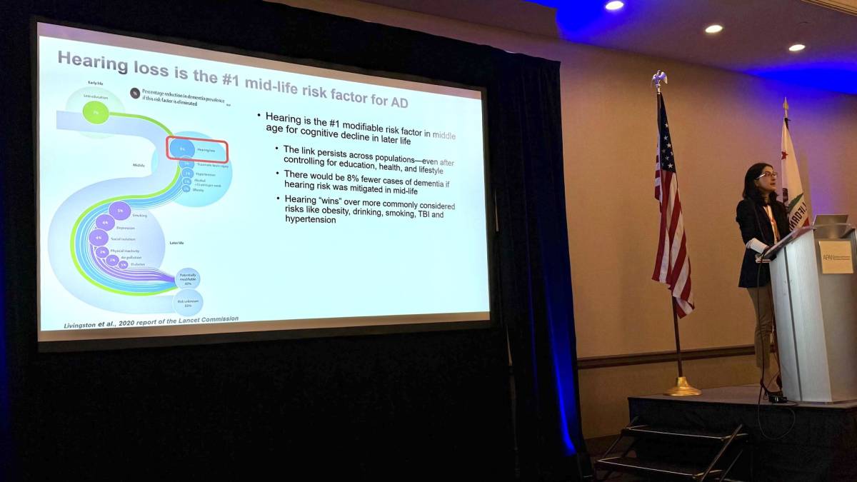 Gungor Aydin presents on the link between hearing and brain health