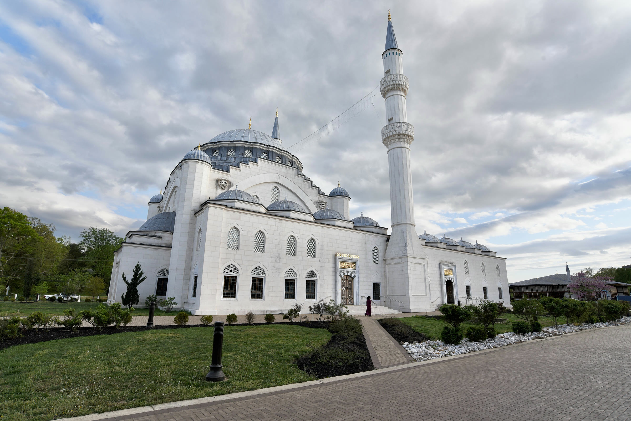 The mosque of the Diyanet Center of America in Lanham, Maryland