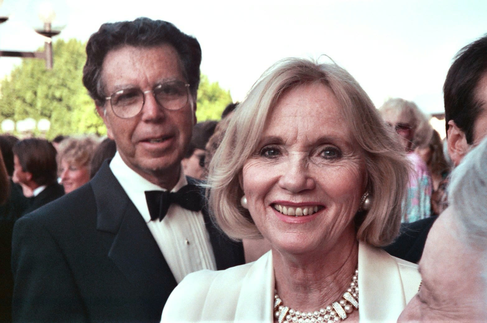 Eva Marie Saint and her husband, director Jeffrey Hayden (archive)