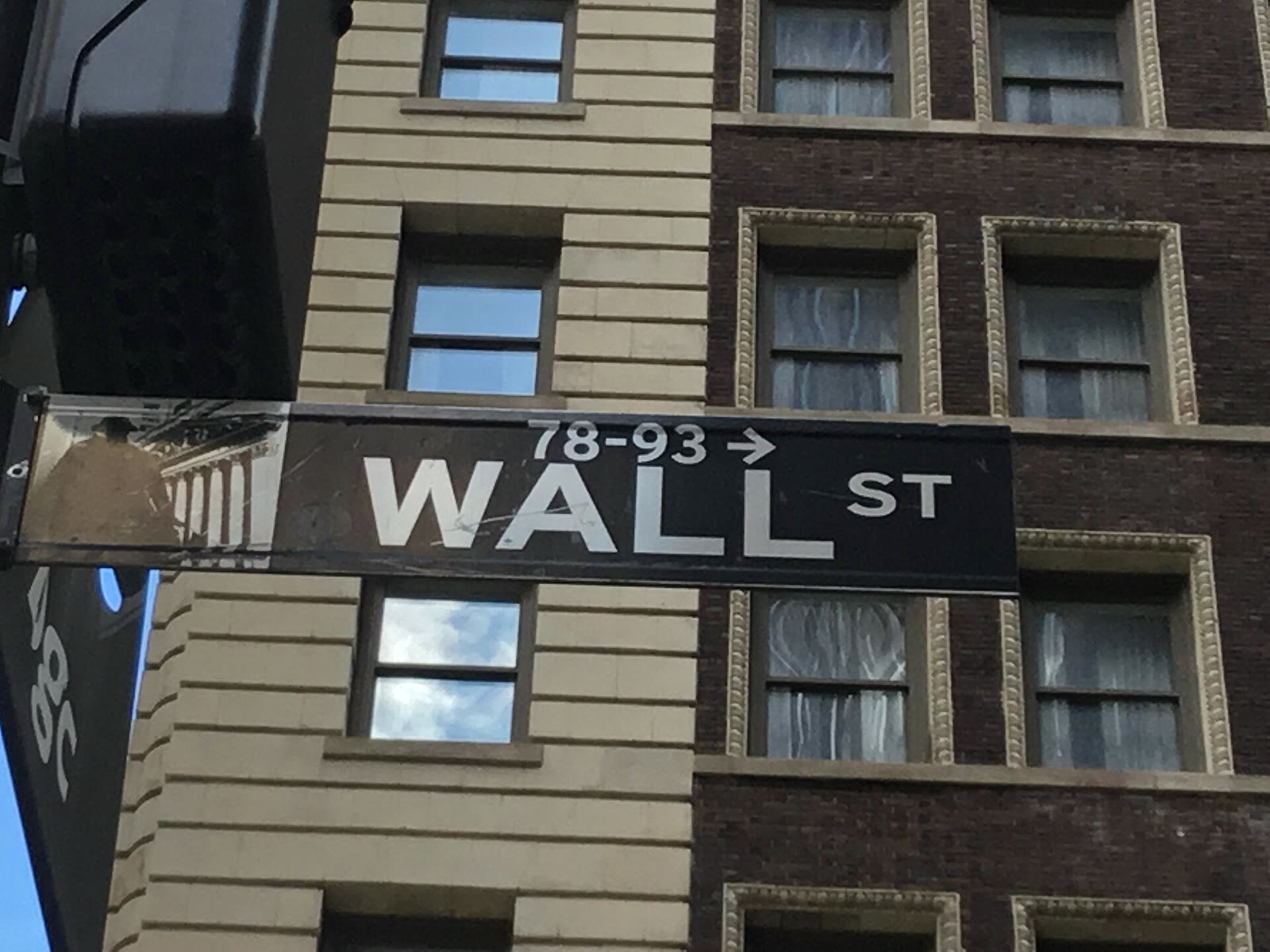 New York'taki Wall Street tabelası