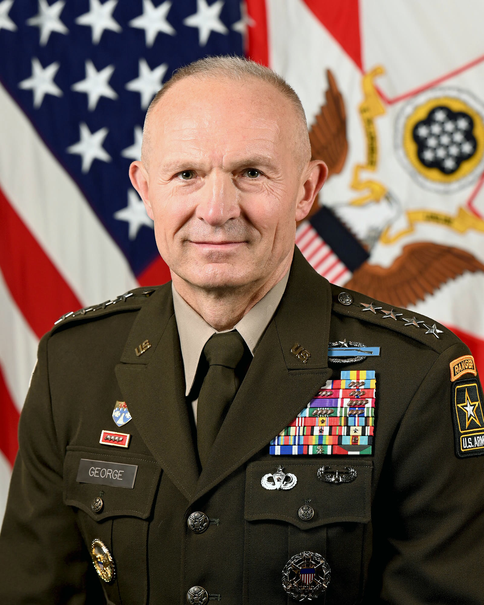 Former US Army Chief of Staff General Randy George (archive)