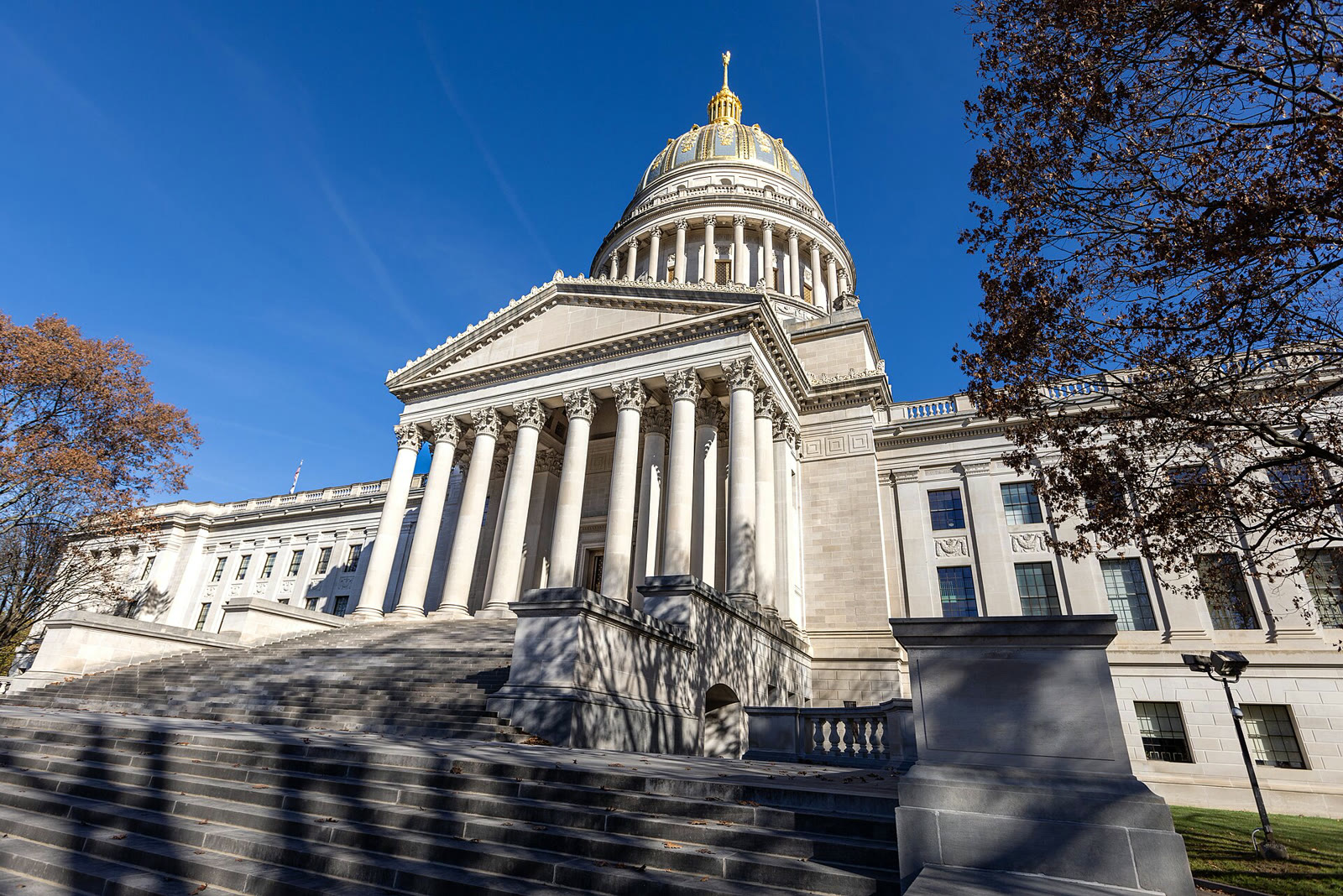 The West Virginia State Capitol in Charleston