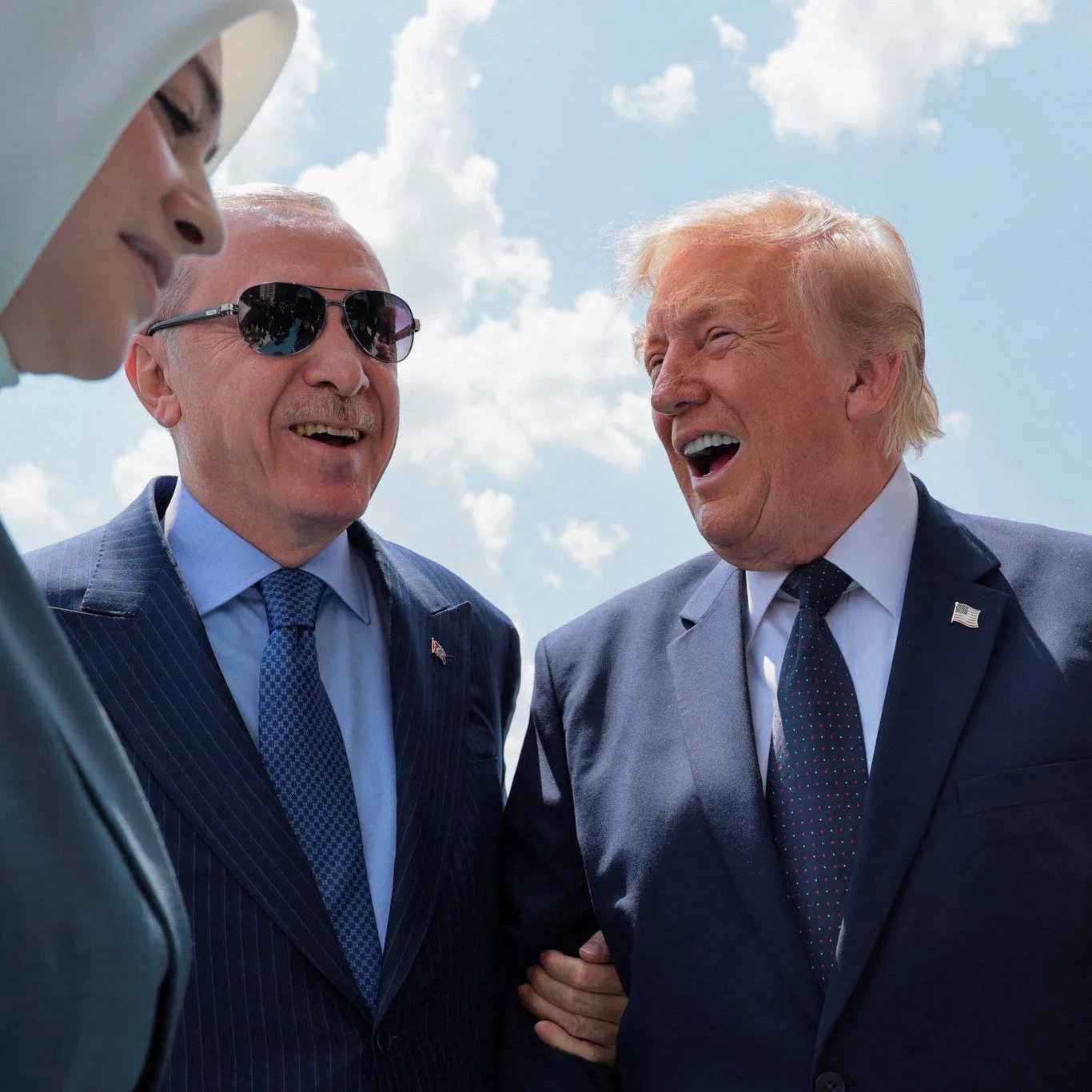 Erdoğan and Trump at a meeting (file photo)