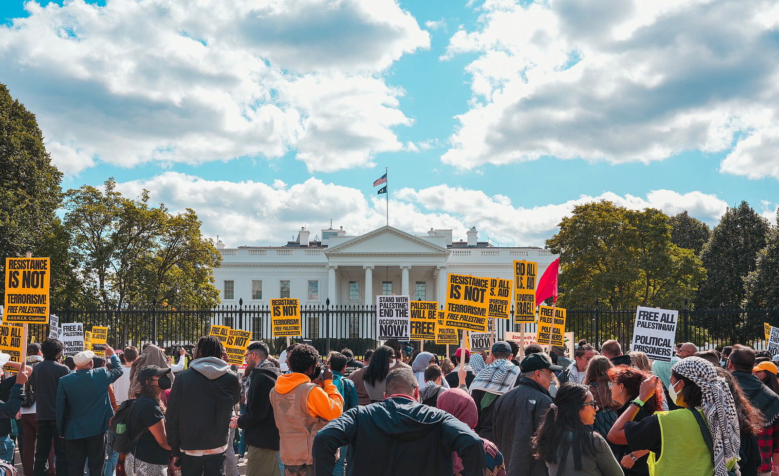 A Gaza demonstration previously held in Washington (archive)