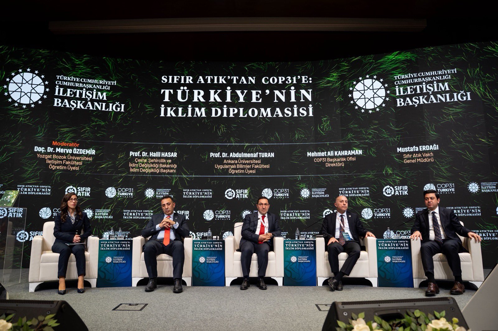 Speakers at the "From Zero Waste to COP31" panel in Ankara