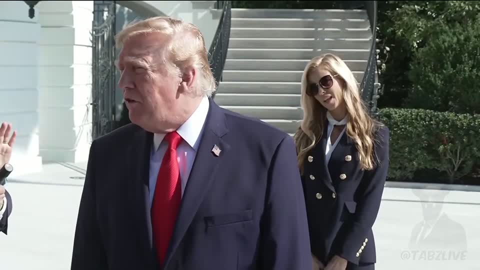 Trump answers reporters’ questions at the White House