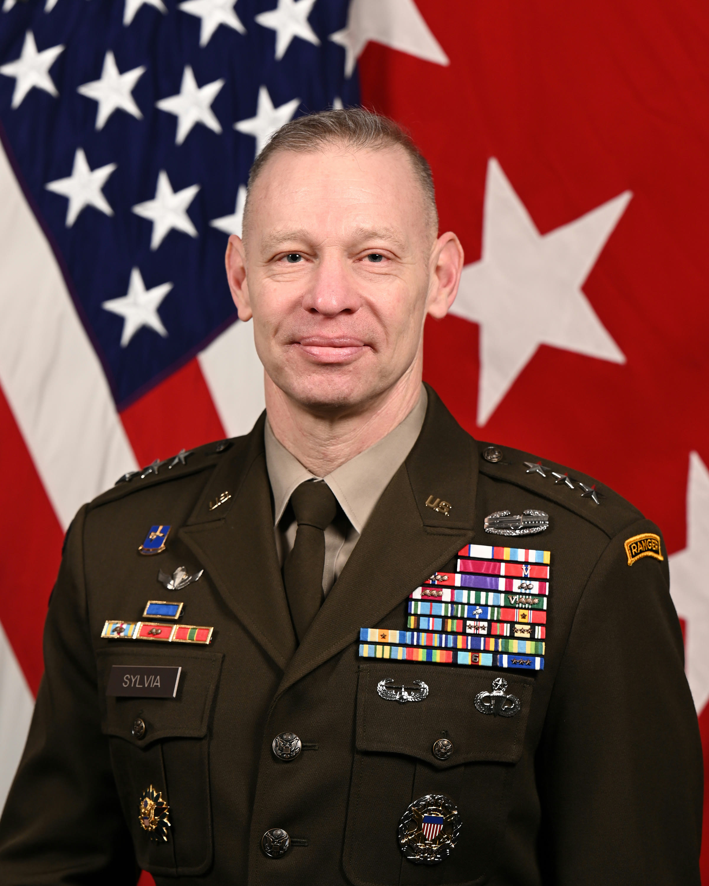 Lt. Gen. Brett Sylvia (official portrait)