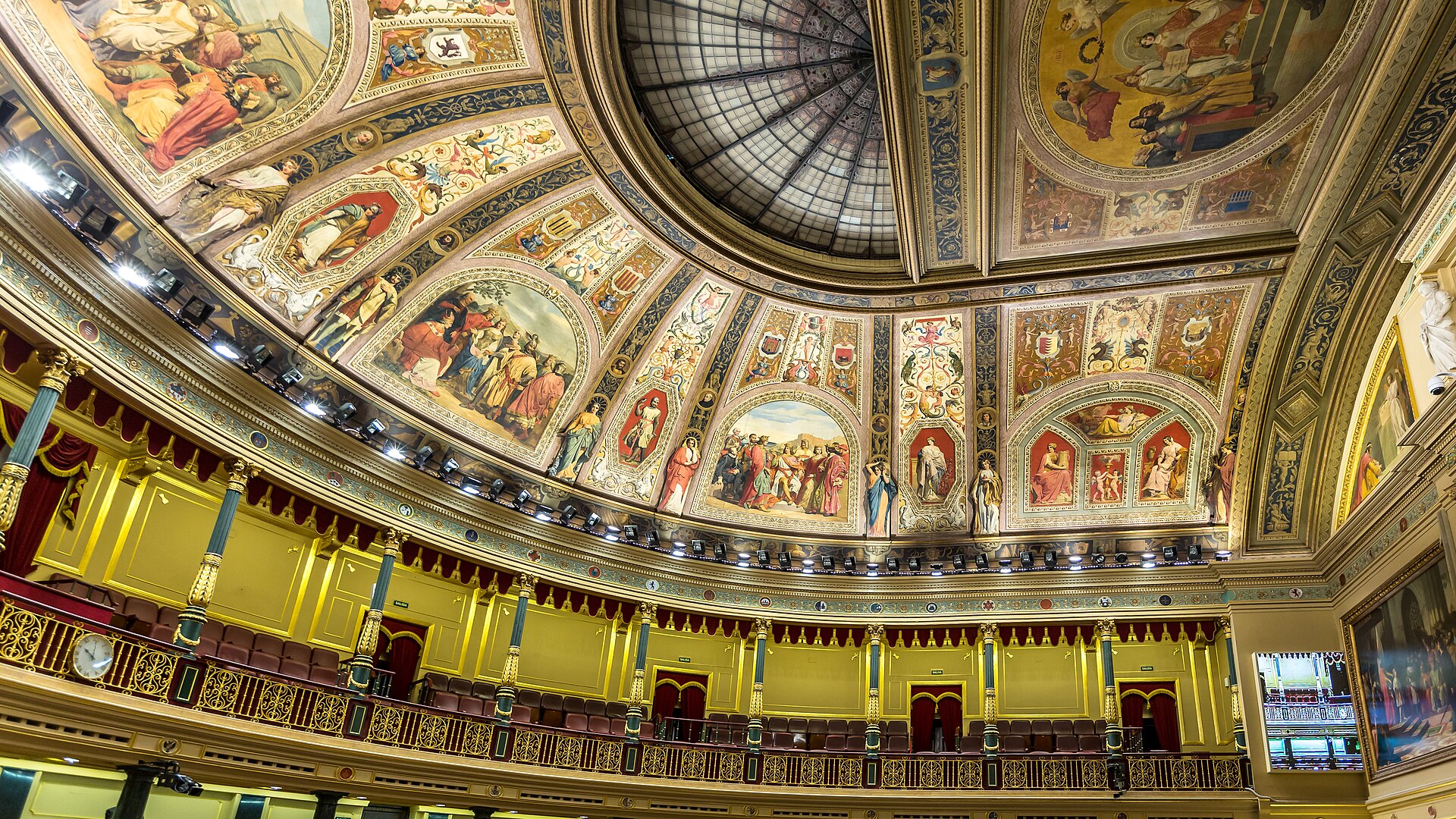 The chamber of Spain’s Congress of Deputies (archive)