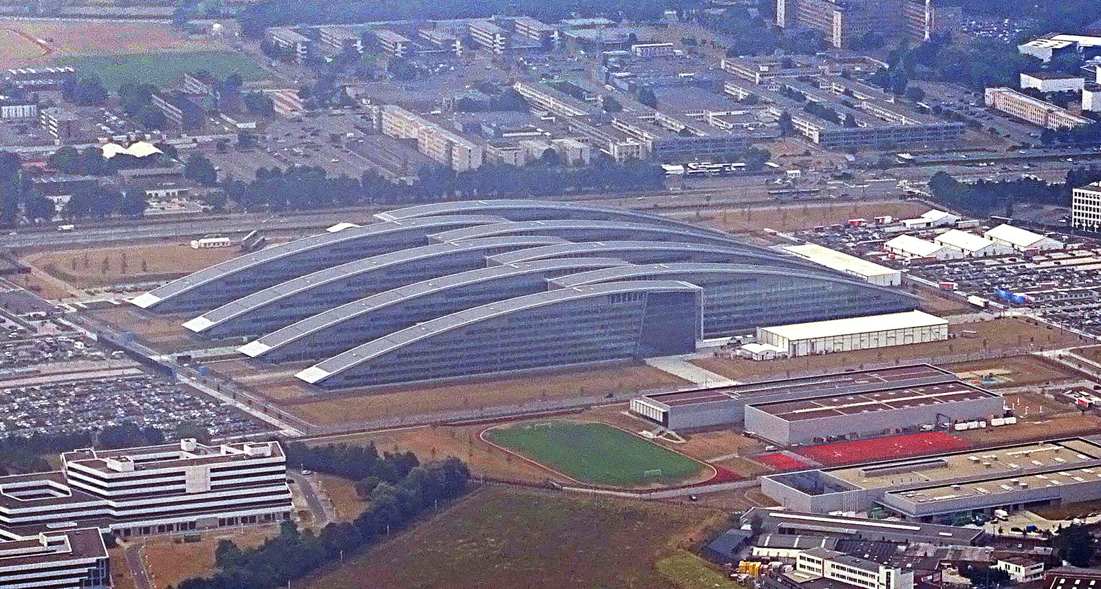 Aerial view of NATO’s headquarters in Brussels (archive)