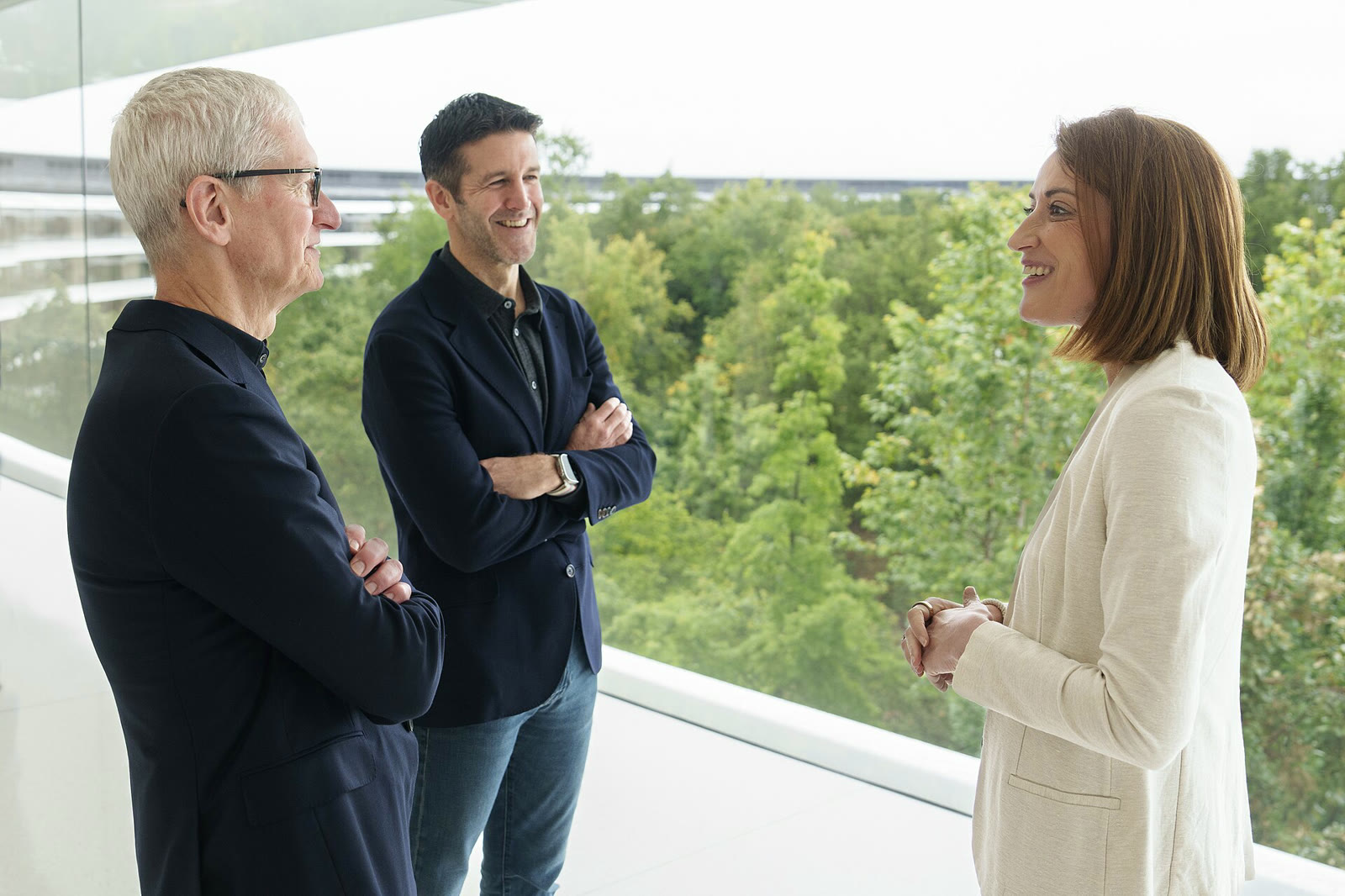 Tim Cook (left) and John Ternus in May 2026