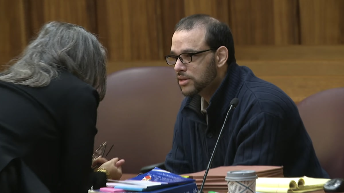 Alberto Sierra during his penalty-phase trial in Miami-Dade
