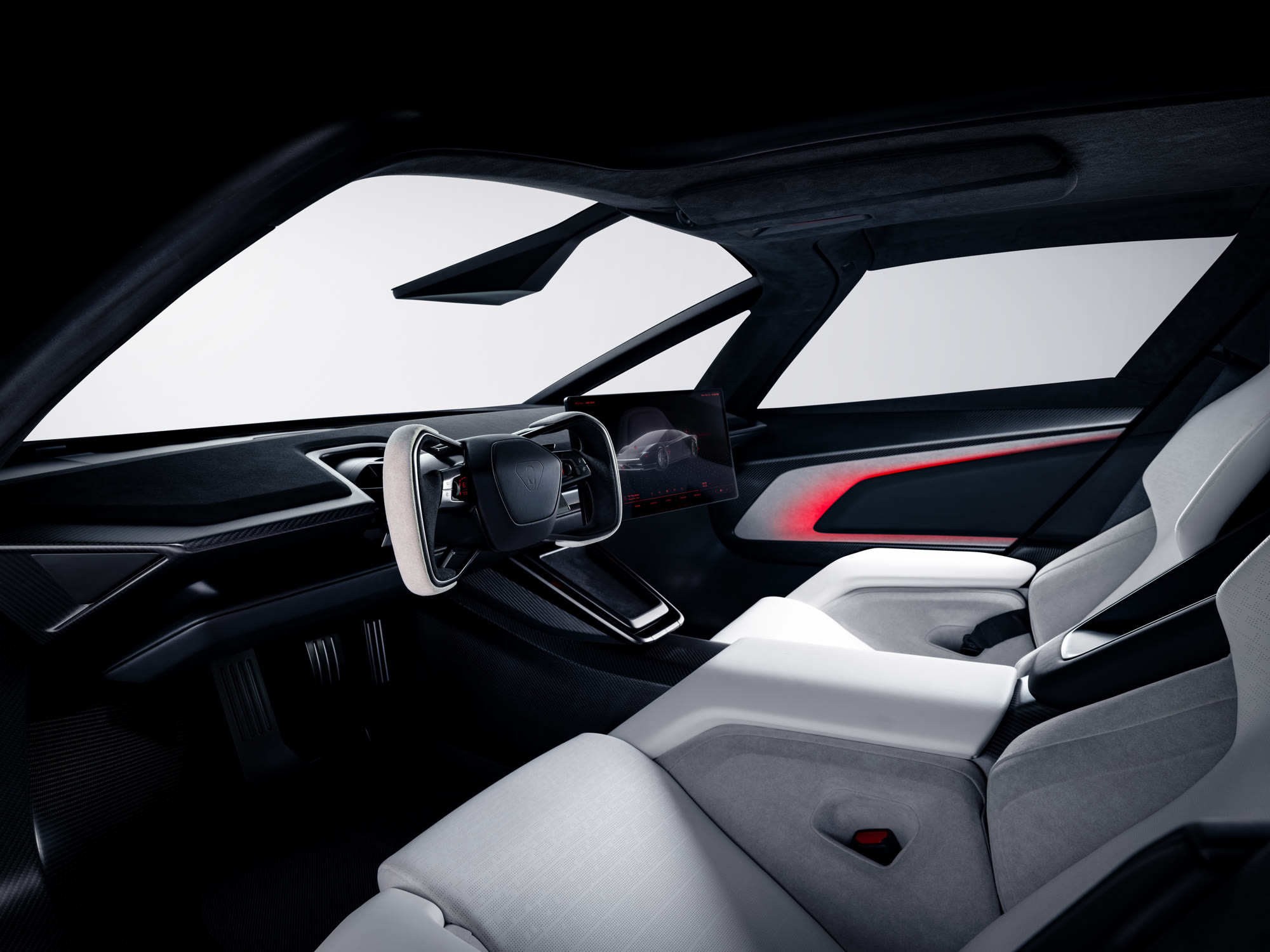 The Roadster’s interior