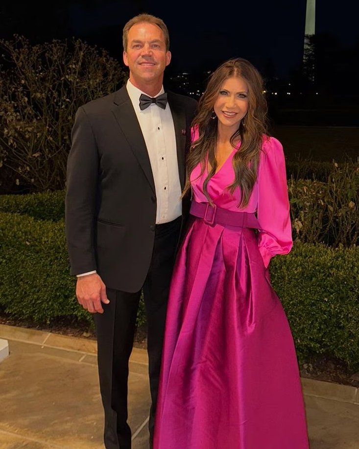 Kristi Noem and her husband Bryon Noem (file)