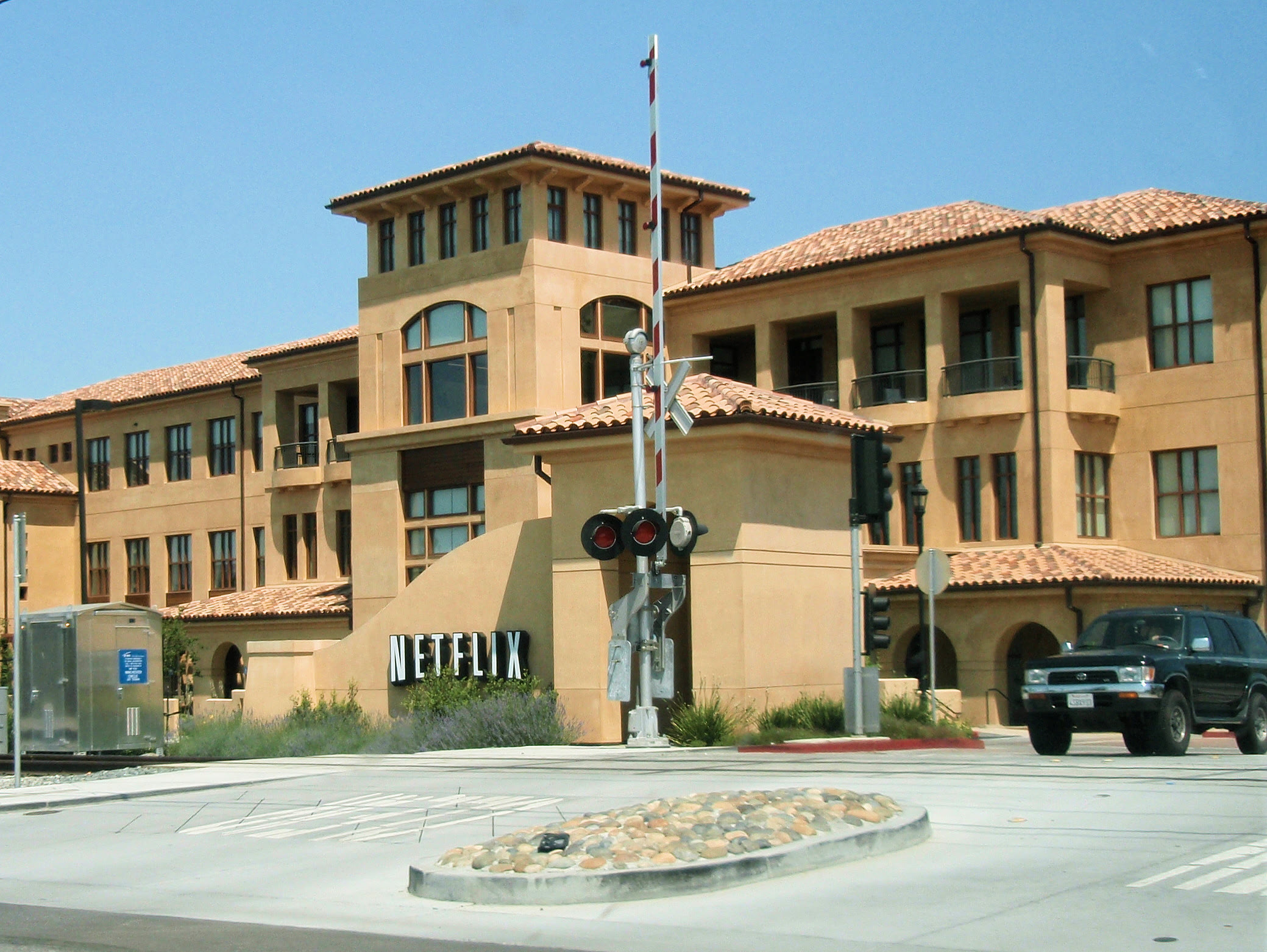 The Netflix headquarters campus in Los Gatos