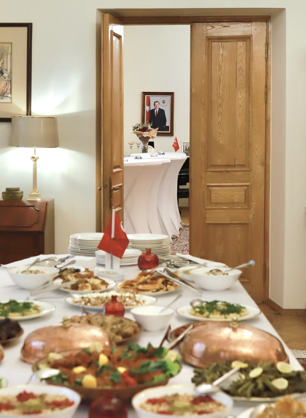 A table of dishes from Türkiye’s seven regions