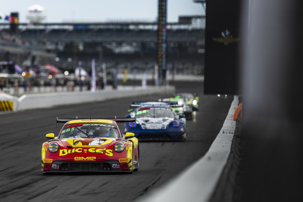GMG Racing’s No. 32 Porsche 911 GT3 R EVO at Indianapolis