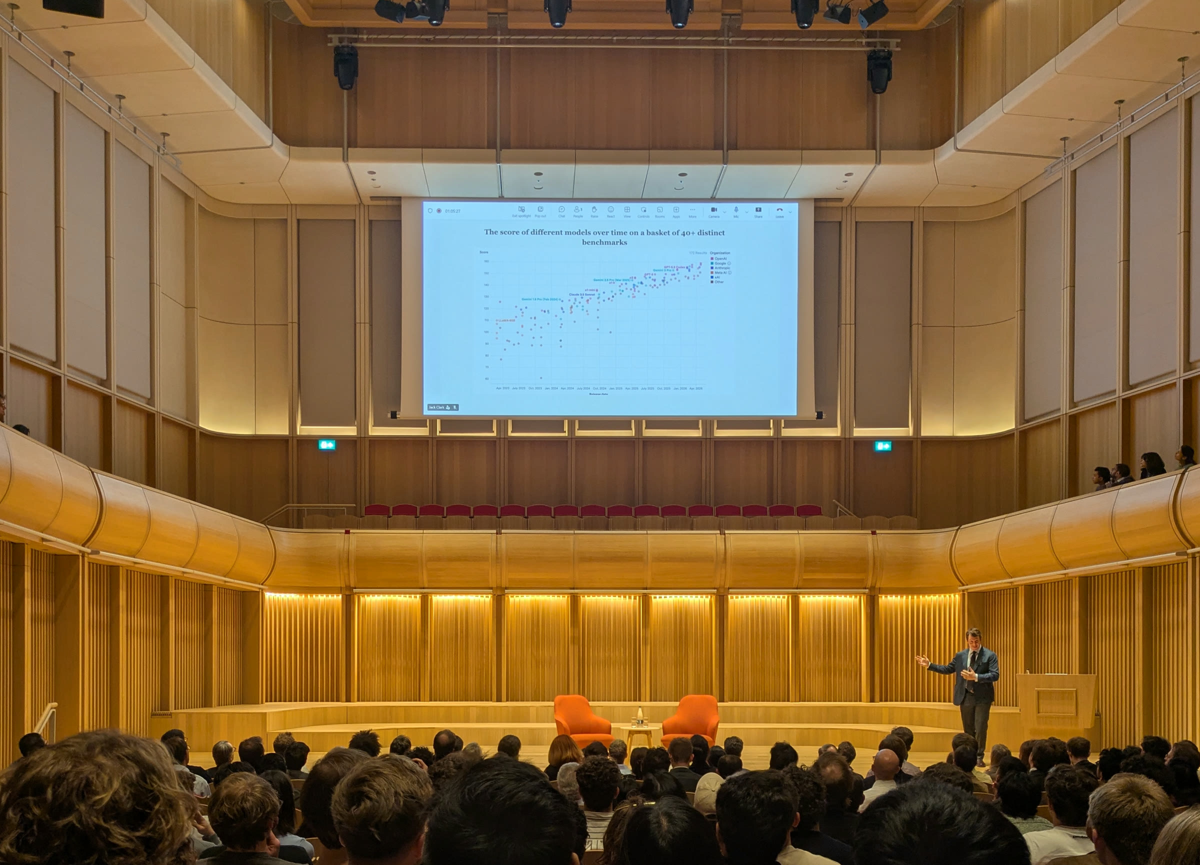 Anthropic co-founder Jack Clark gives a talk on AI in May 2026