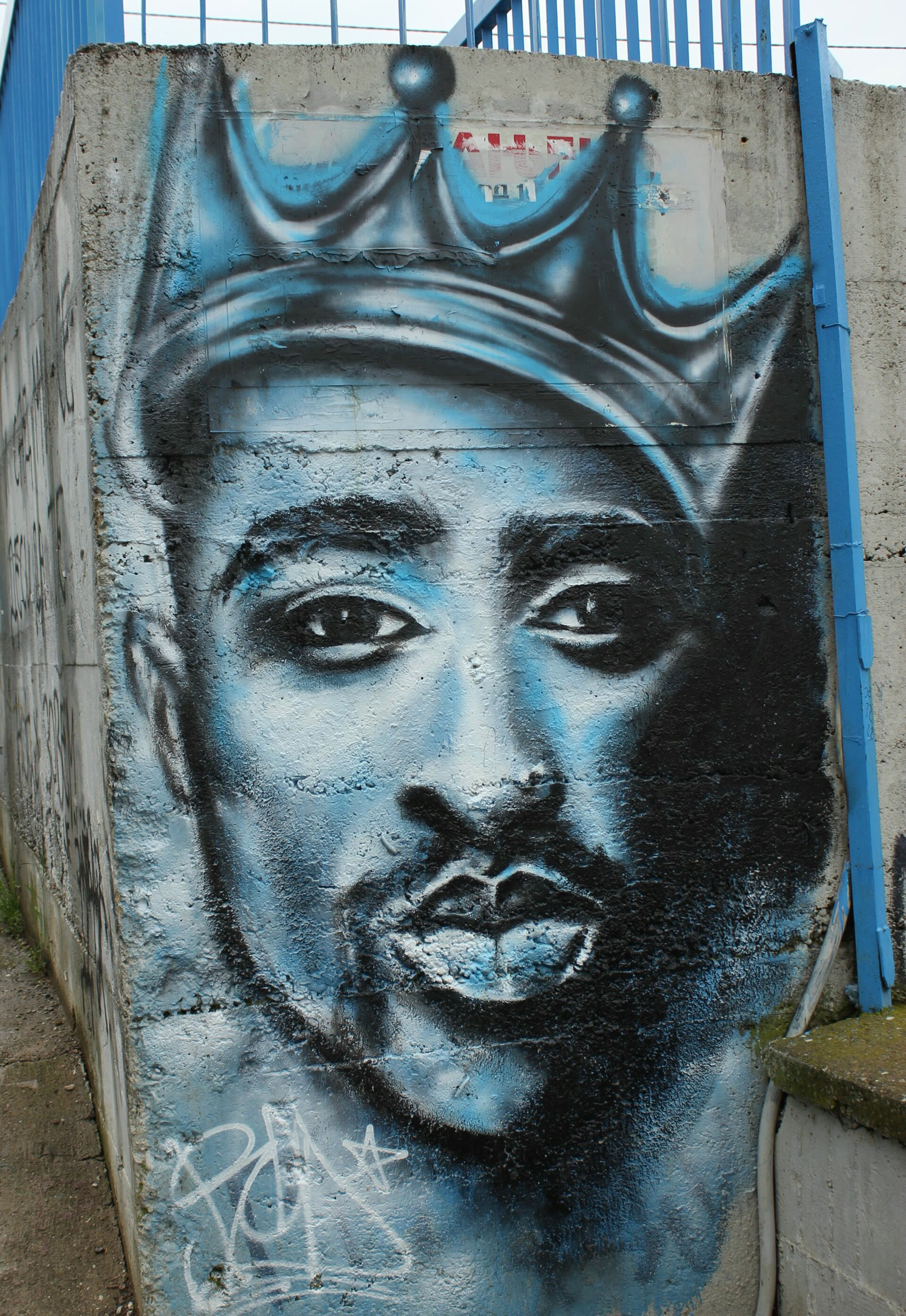 A Tupac Shakur mural (file photo)