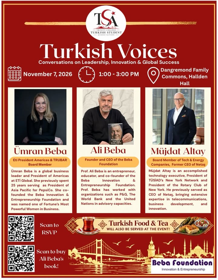 "Turkish Voices" etkinliğinin afişi