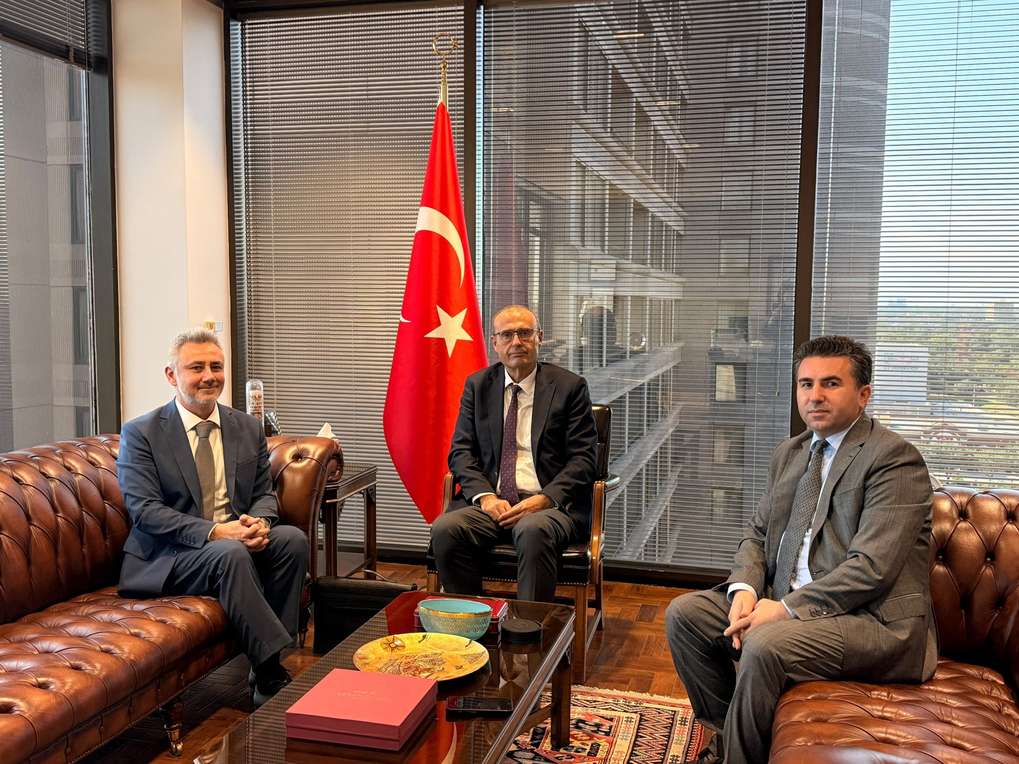 Borusan Pipe US President Oğuzhan Kuşcuoğlu visits the Houston consulate