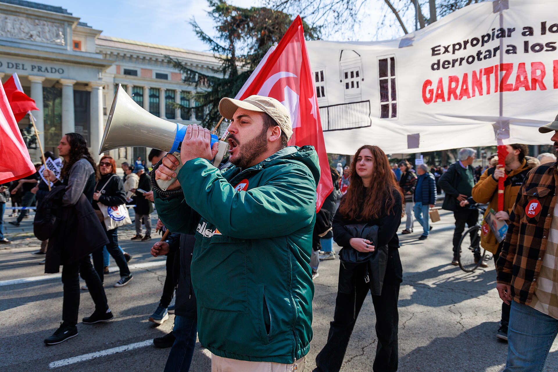 A protest for “decent housing” in Madrid (archive, 2025)